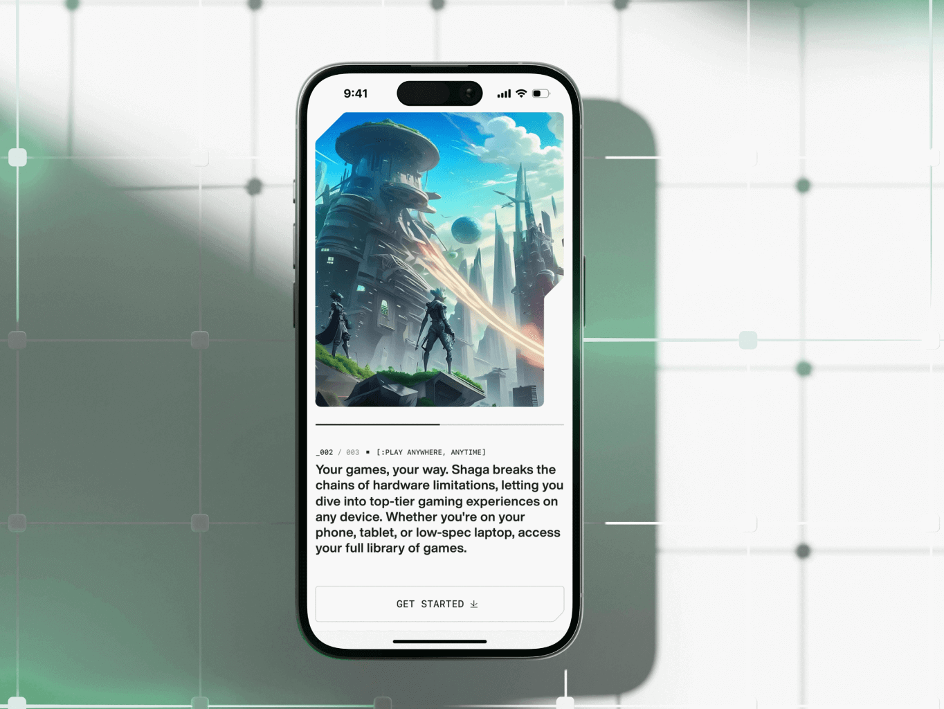 Shaga – Web3 cloud gaming platform - Website Development - Photo 3