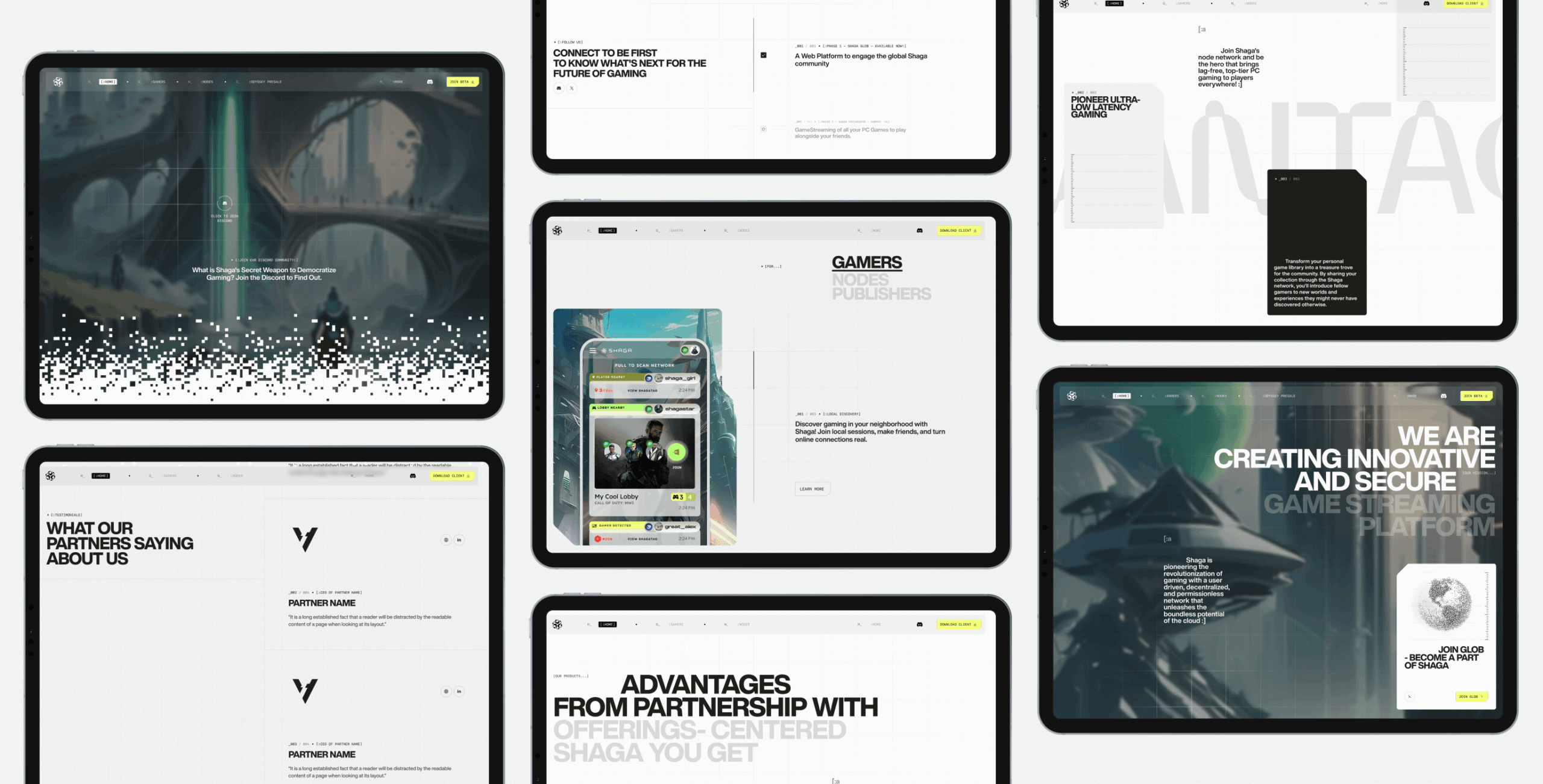 Shaga – Web3 cloud gaming platform - Website Development - Photo 4