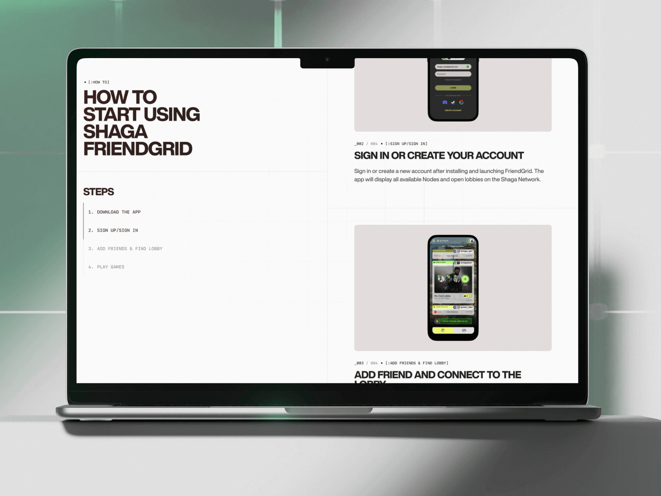 Shaga – Web3 cloud gaming platform - Website Development - Photo 7