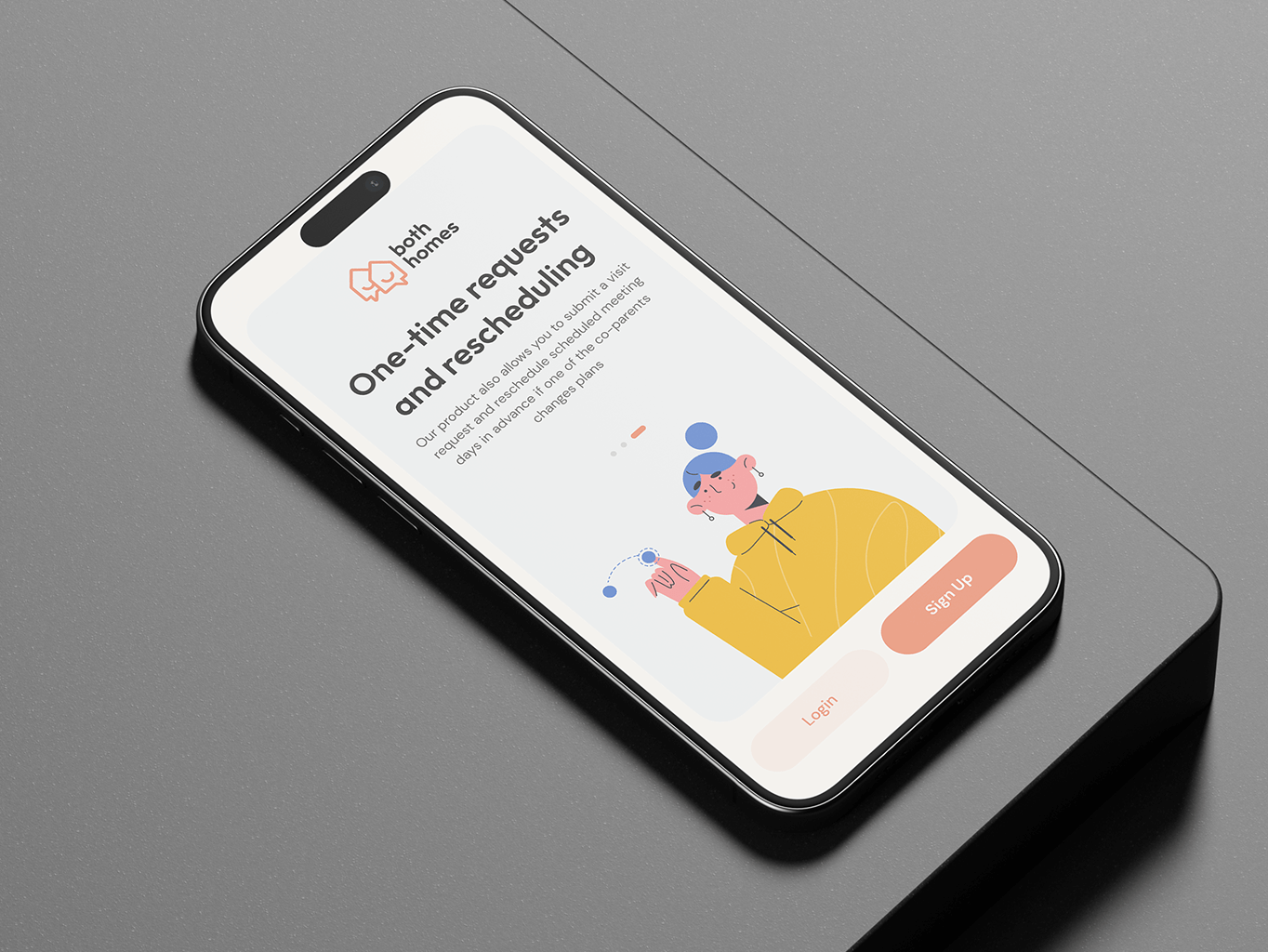 Both Homes – co-parenting mobile app - Website Development - Photo 12
