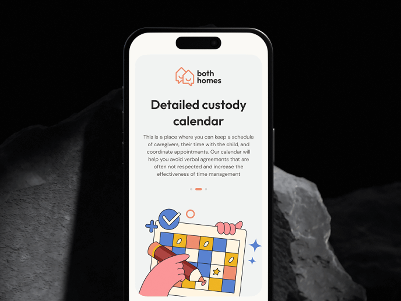 Both Homes – co-parenting mobile app - Website Development - Photo 5
