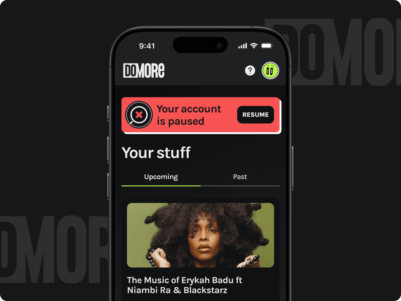 DoMORE — mobile redesign for a ticket subscription platform - Website Development - Photo 2