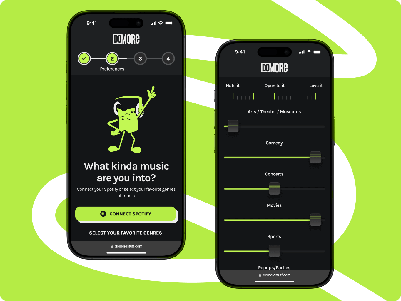 DoMORE — mobile redesign for a ticket subscription platform - Website Development - Photo 4