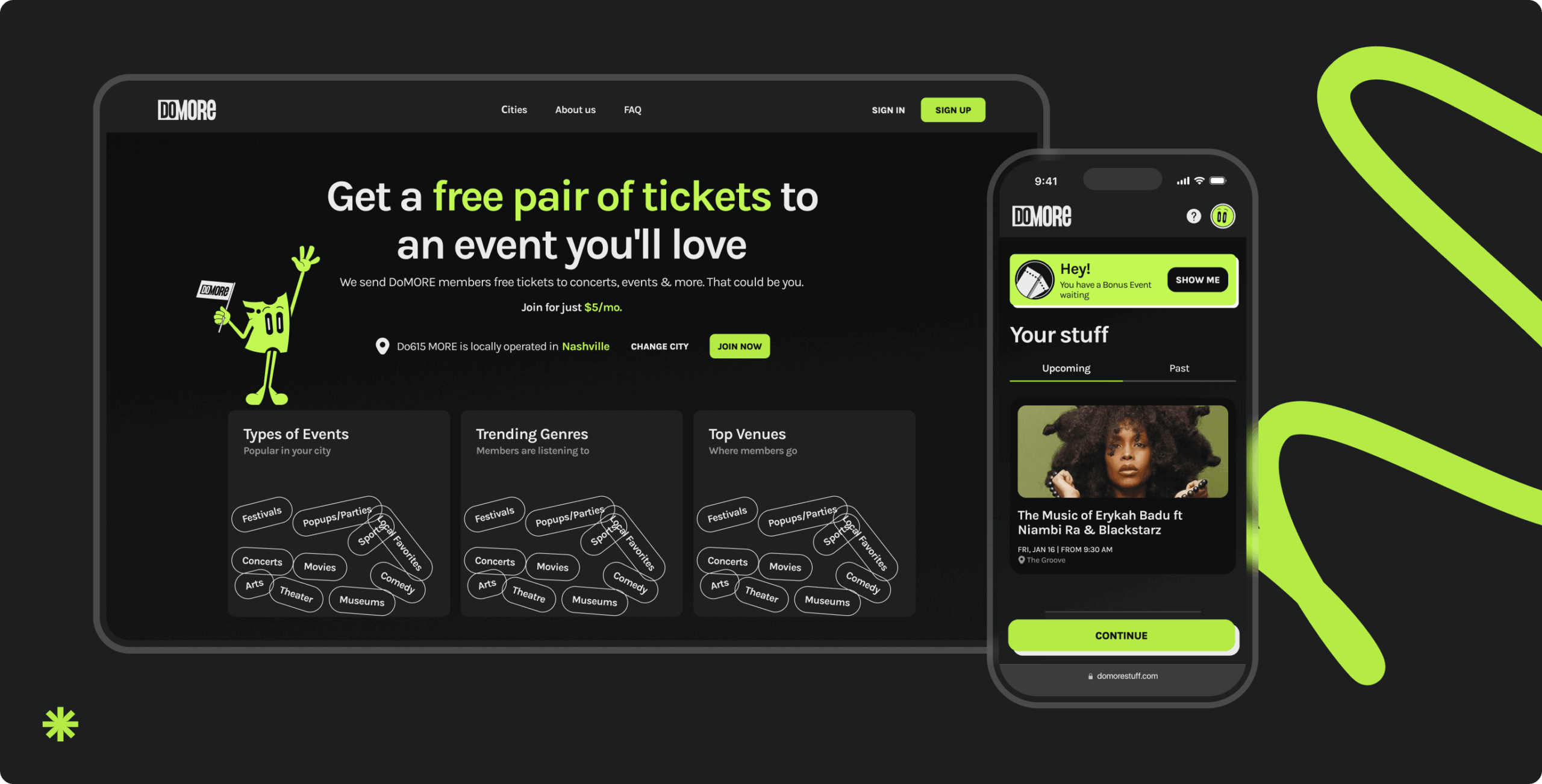DoMORE — mobile redesign for a ticket subscription platform - Website Development - Photo 10