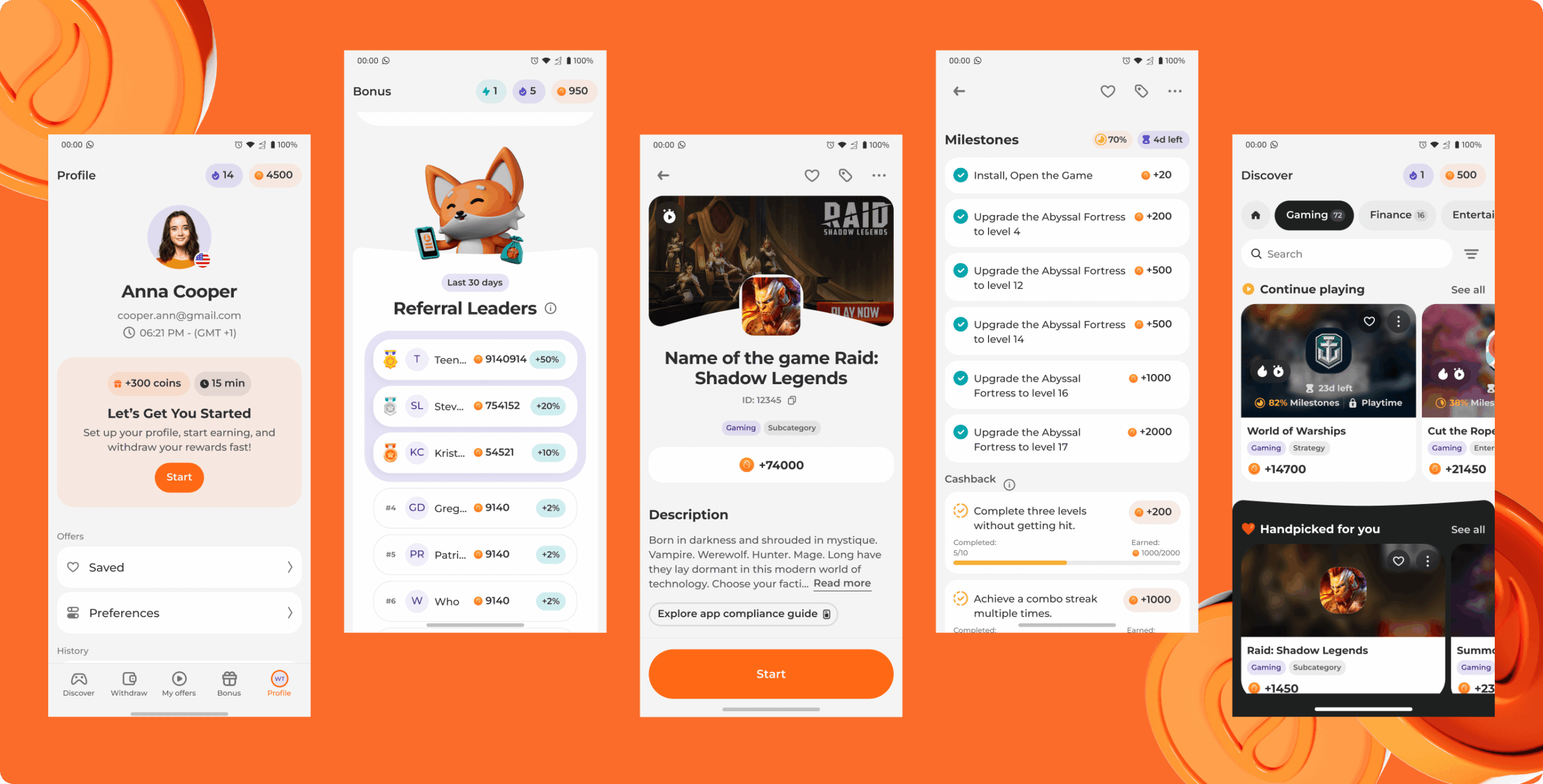 Scrambly – rewarded discovery platform for games and apps - Website Development - Photo 11