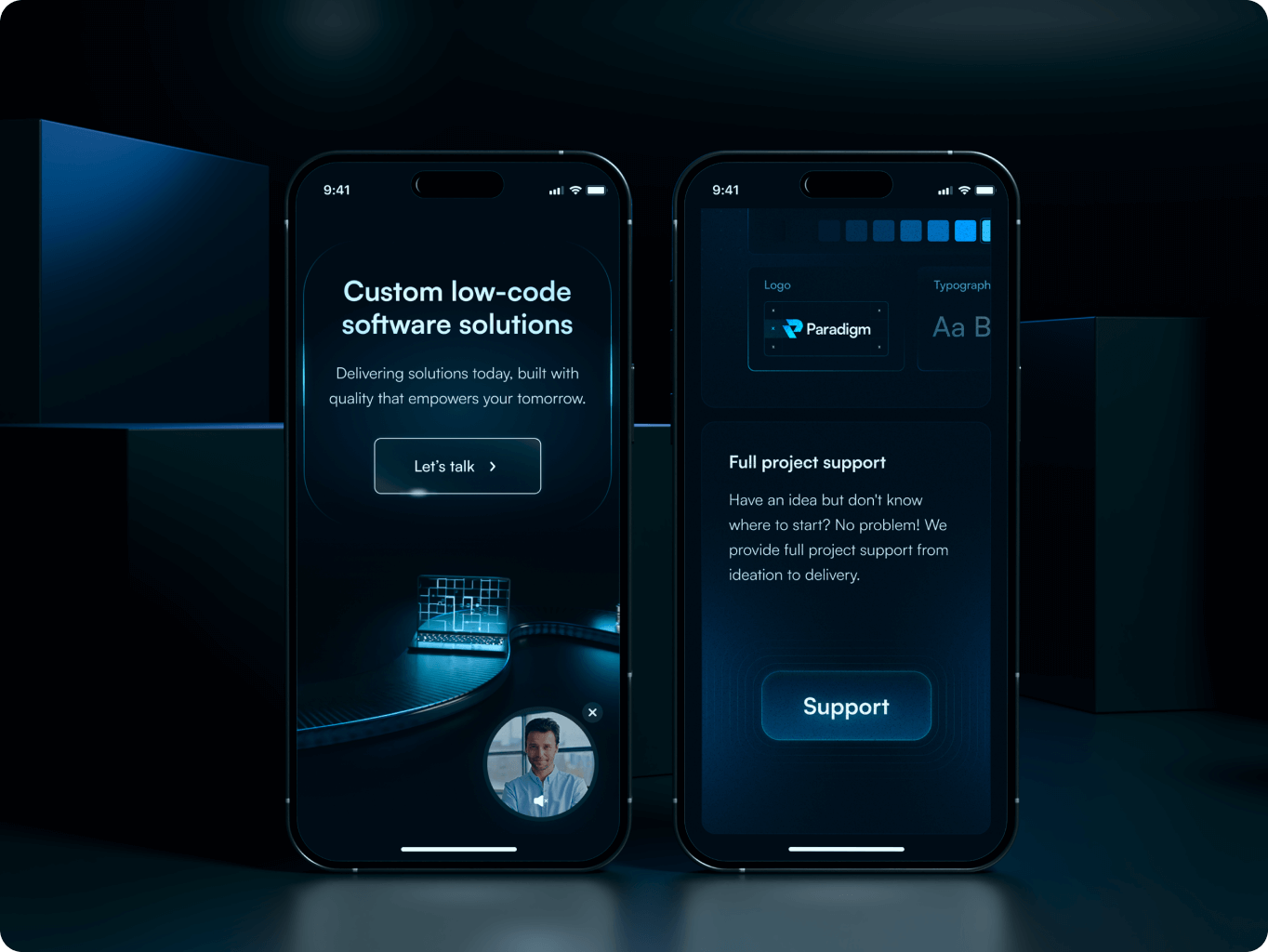 Paradigm – website for low-code software developers - Website Development - Photo 2