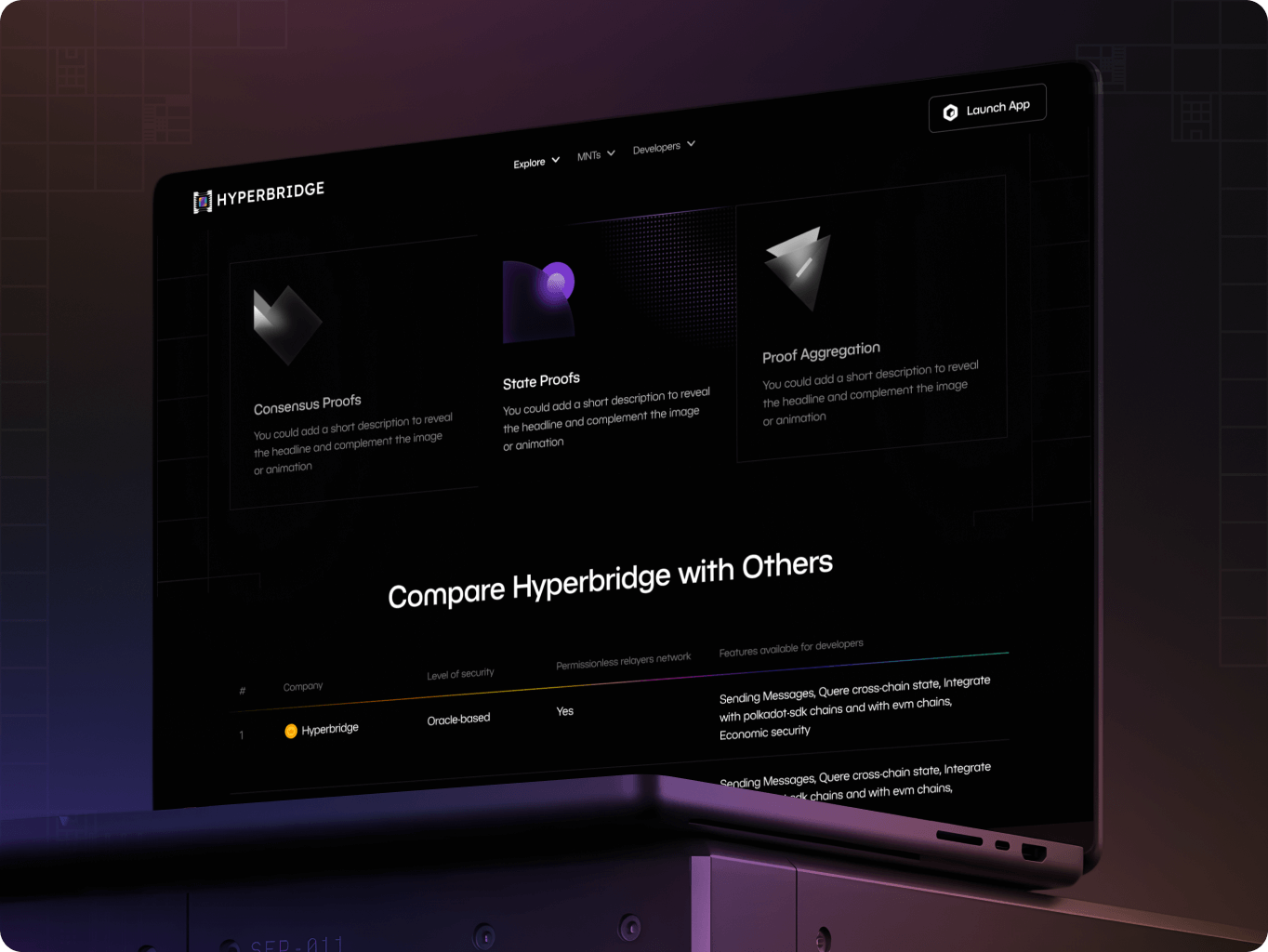 Hyperbridge – redefining cross-chain connectivity - Website Development - Photo 3