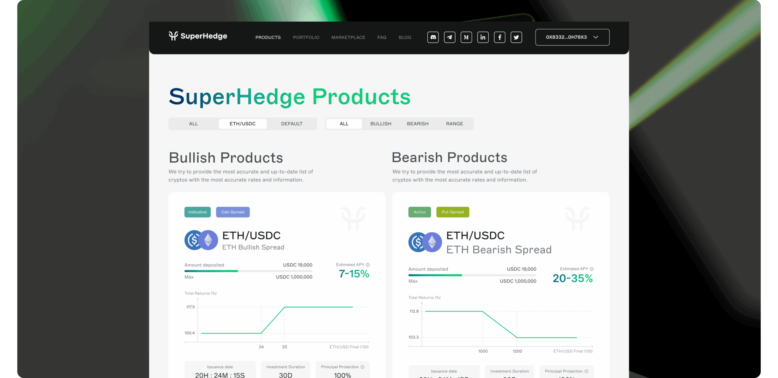 SuperHedge – principal-protected DeFi structured vaults - Website Development - Photo 13