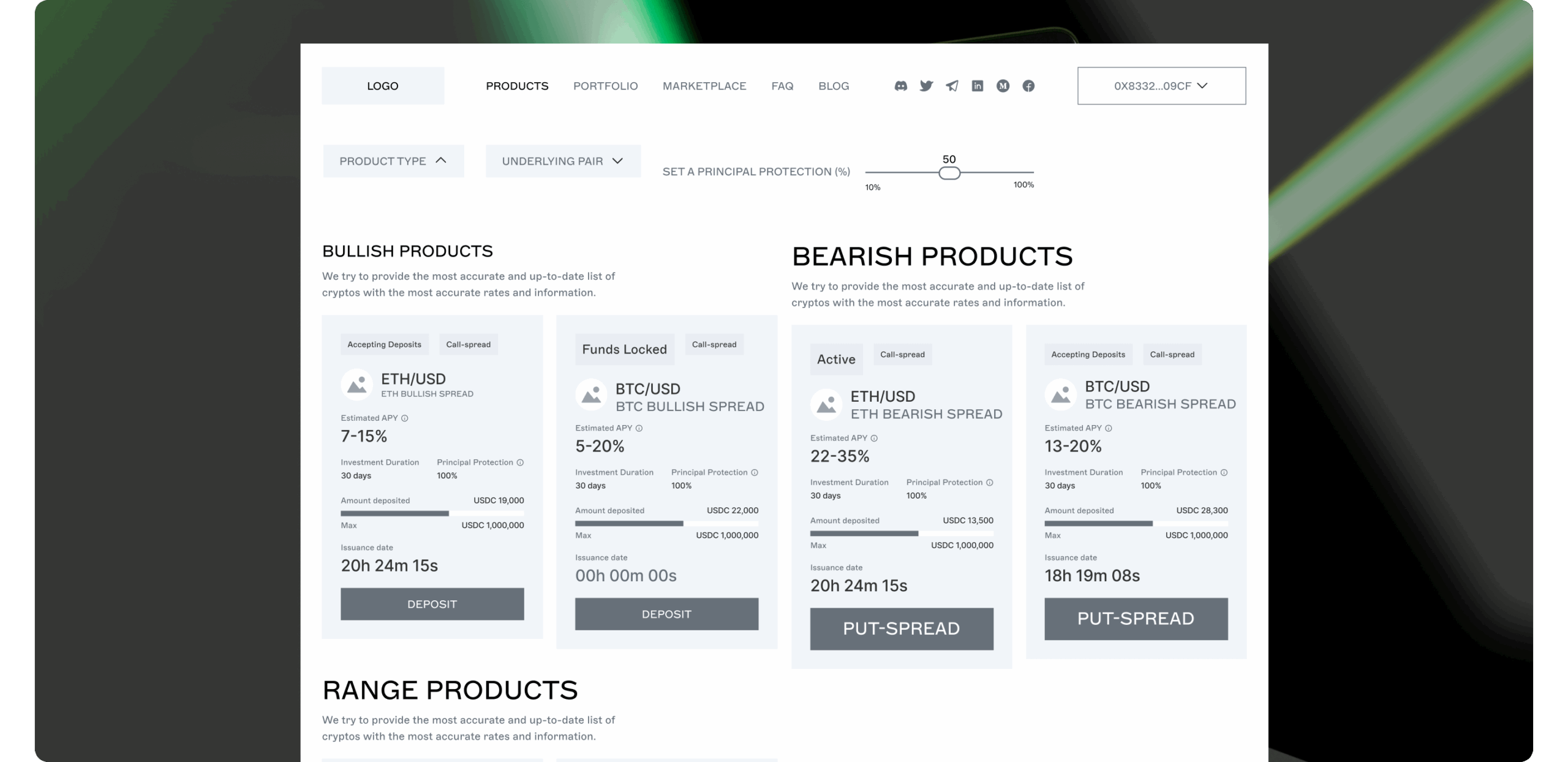 SuperHedge – principal-protected DeFi structured vaults - Website Development - Photo 12