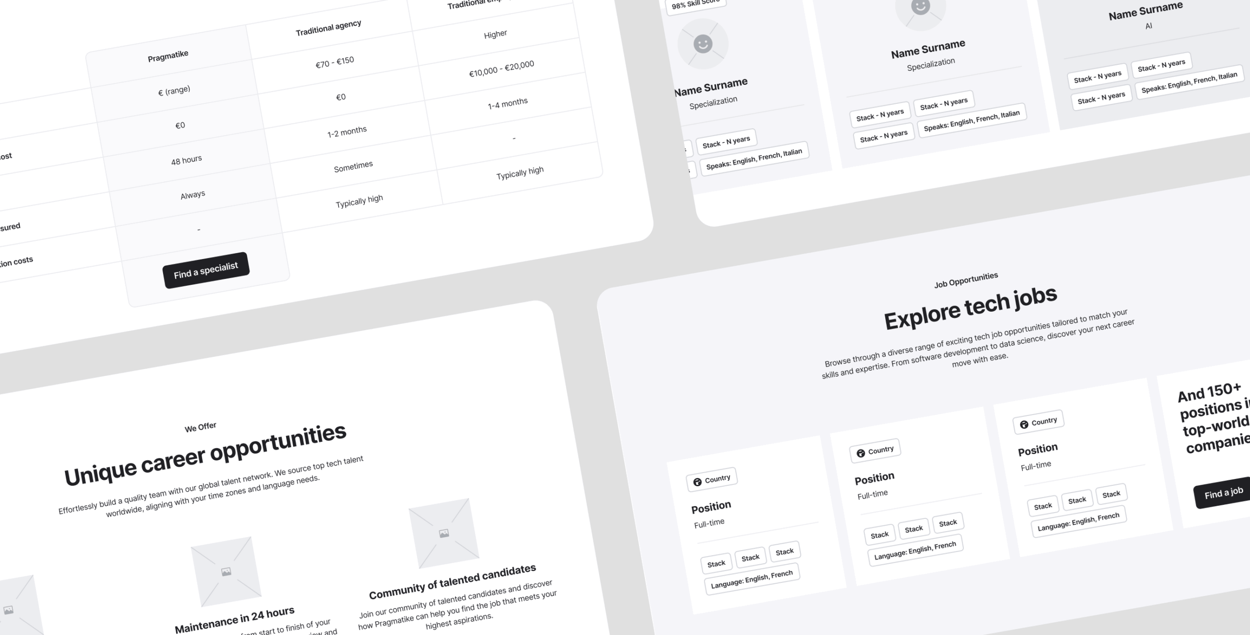 Pragmatike – IT talent recruitment platform - Website Development - Photo 6