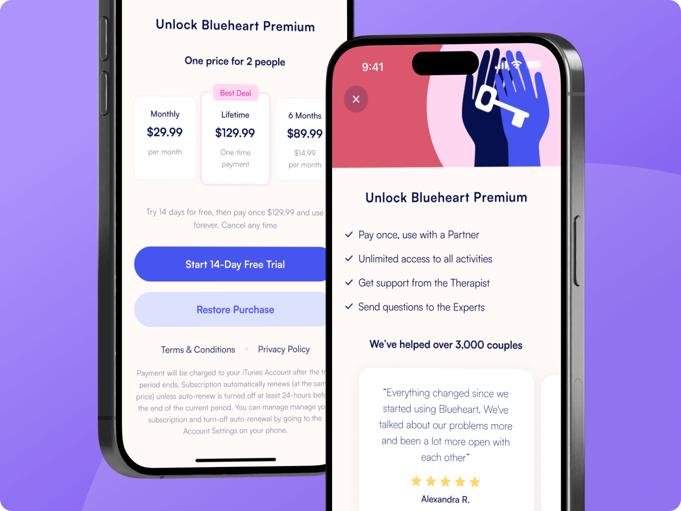 Blueheart – sex therapy that starts with self-kindness - Website Development - Photo 5