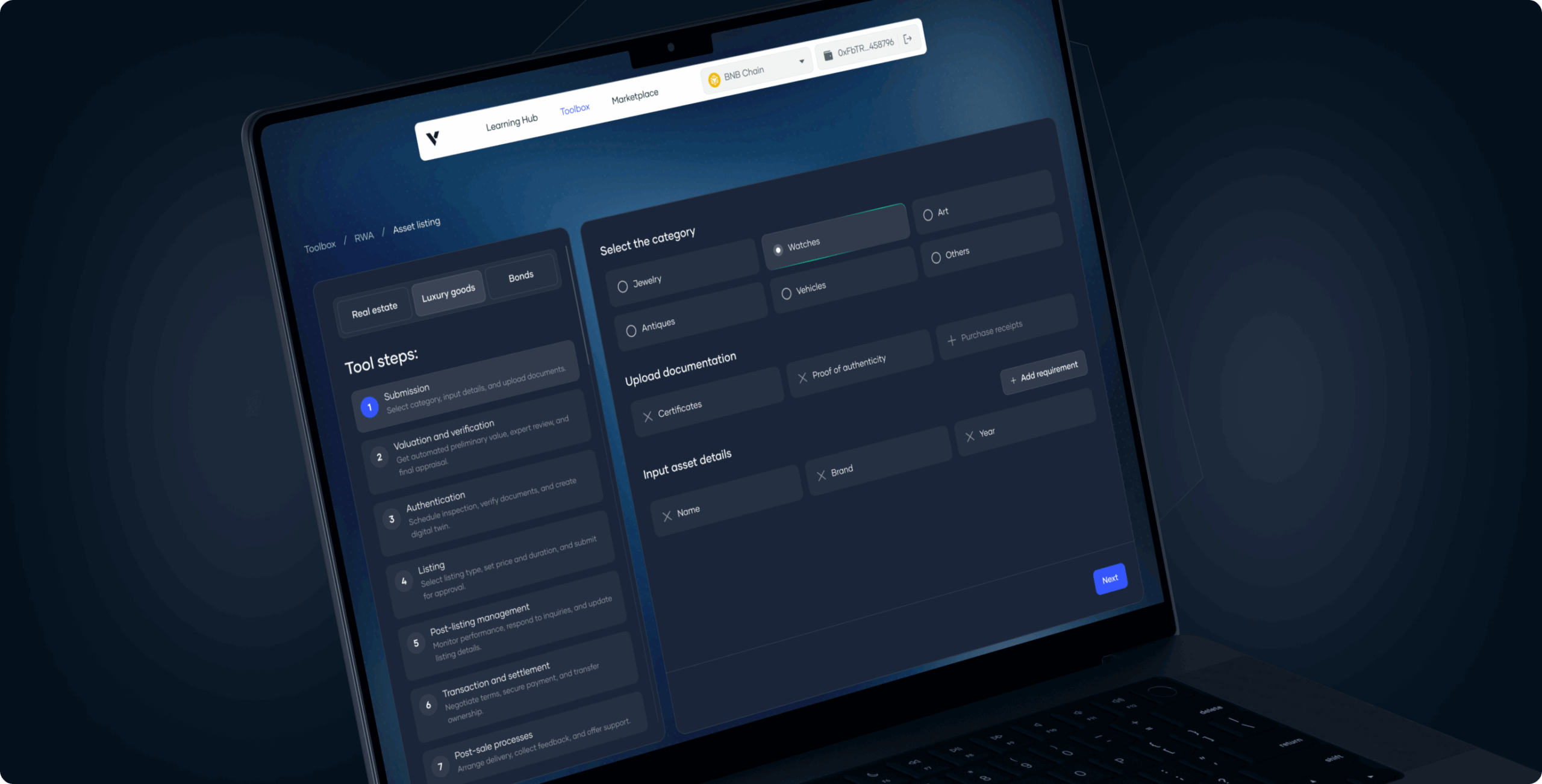 Value Chain – empowering investment through RWA tokenization and AI-driven insights - Website Development - Photo 5