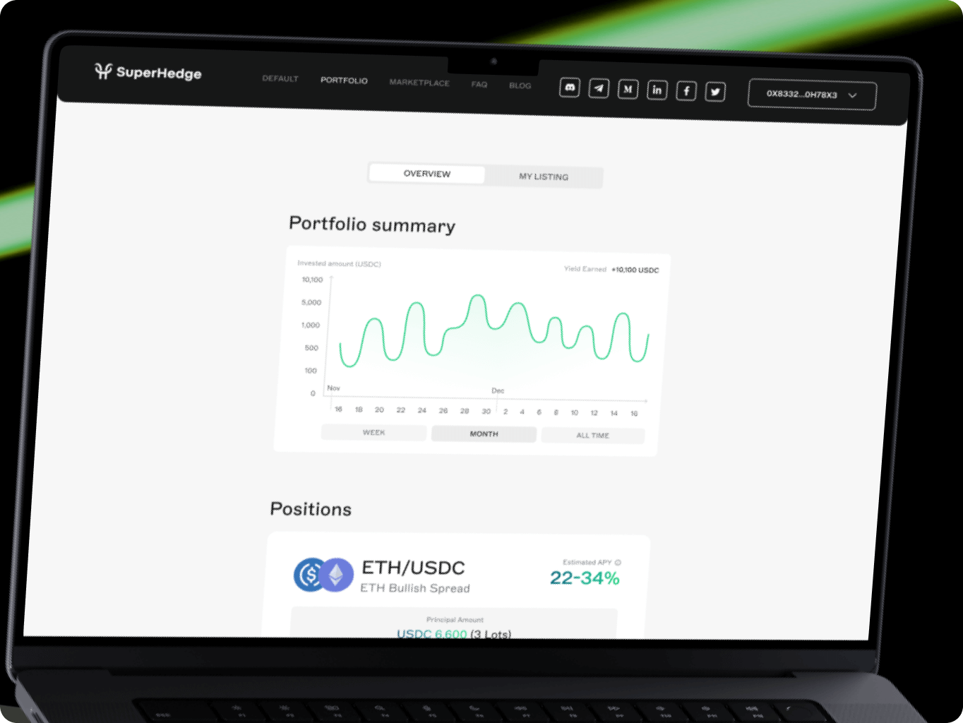 SuperHedge – principal-protected DeFi structured vaults - Website Development - Photo 7