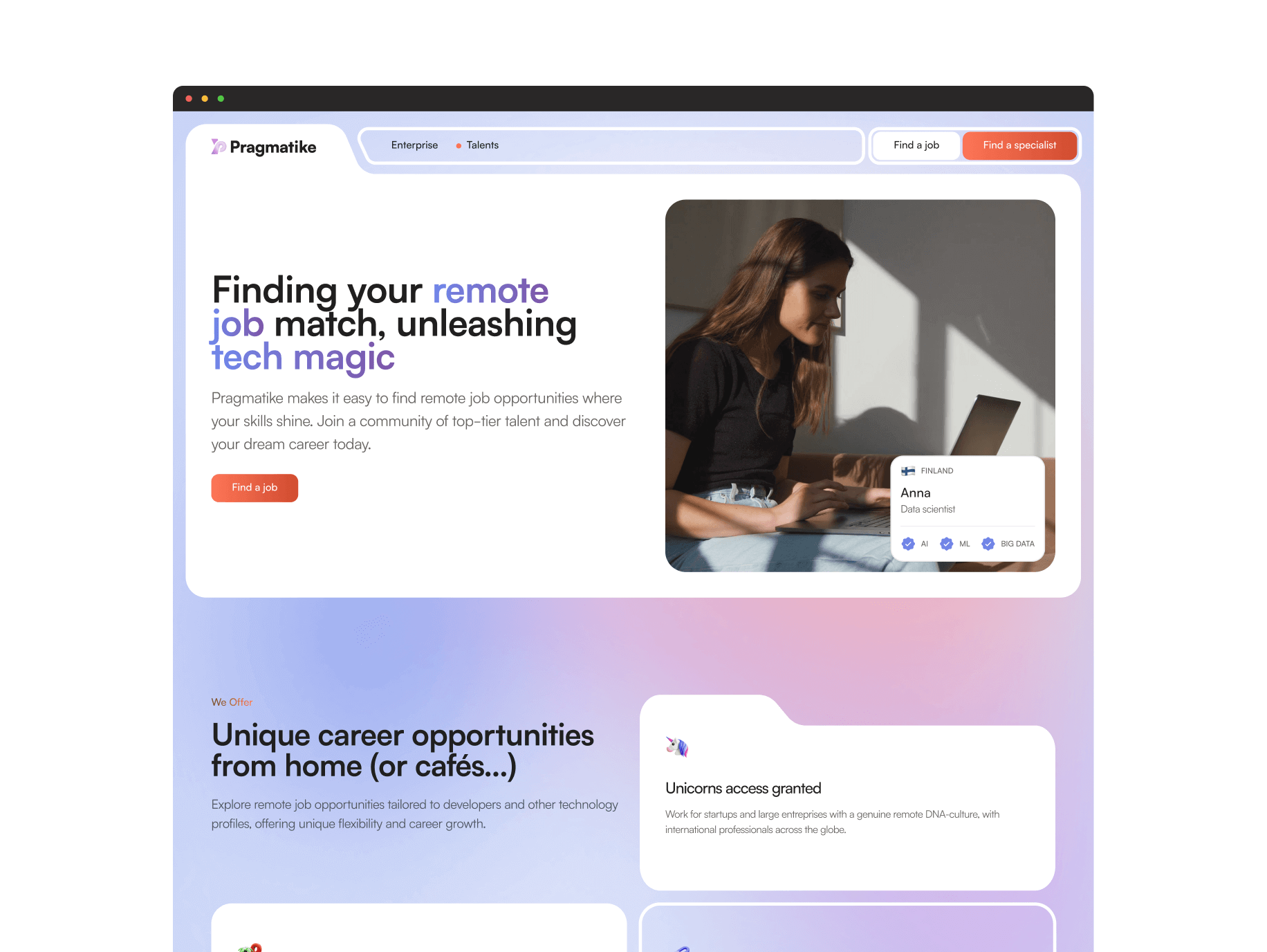 Pragmatike – IT talent recruitment platform - Website Development - Photo 4
