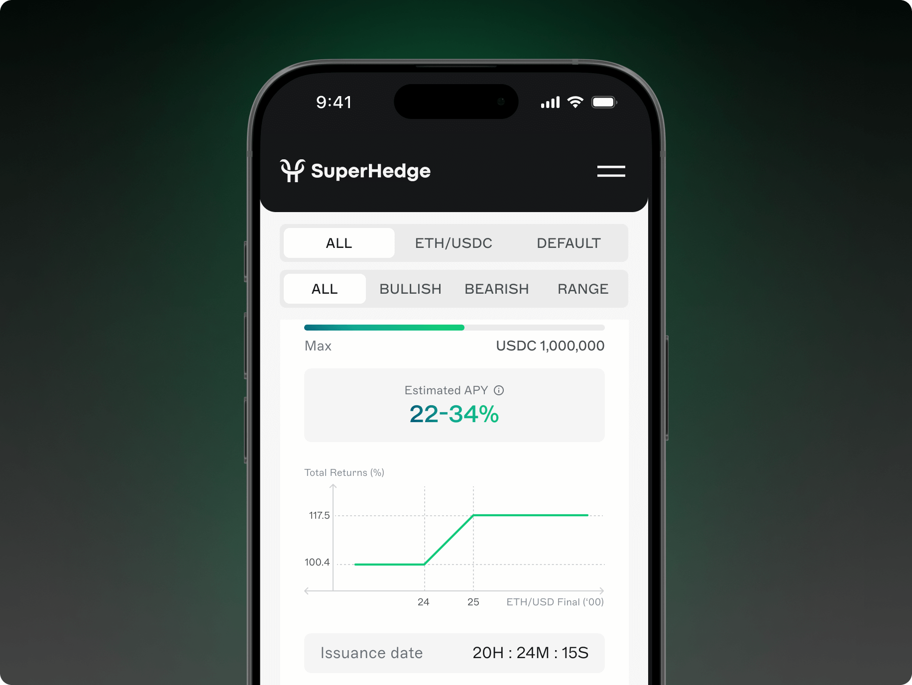 SuperHedge – principal-protected DeFi structured vaults - Website Development - Photo 21