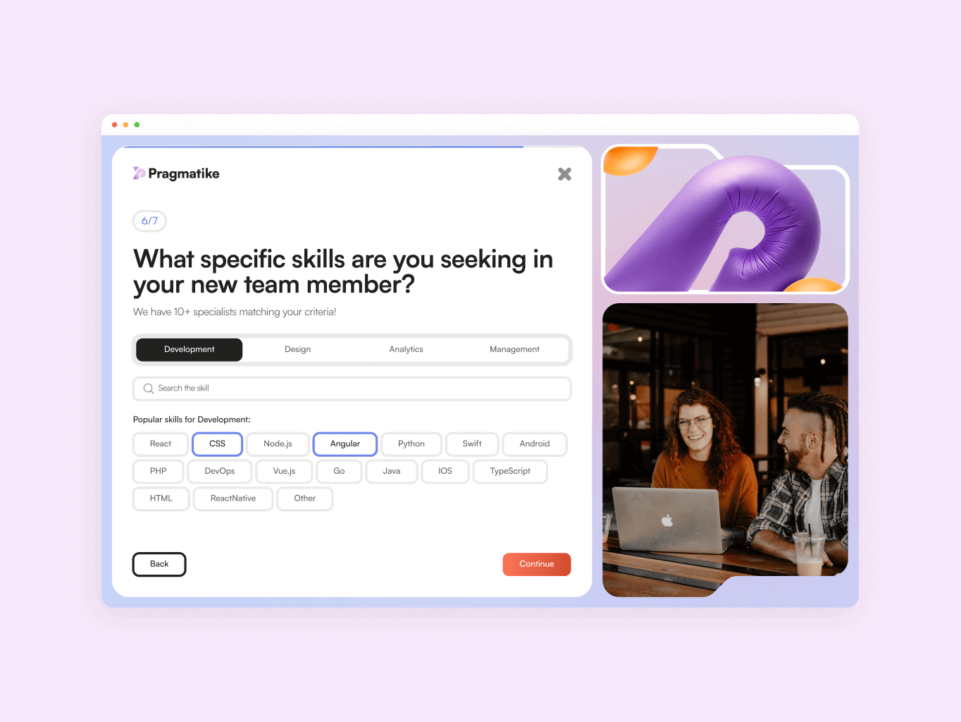 Pragmatike – IT talent recruitment platform - Website Development - Photo 10
