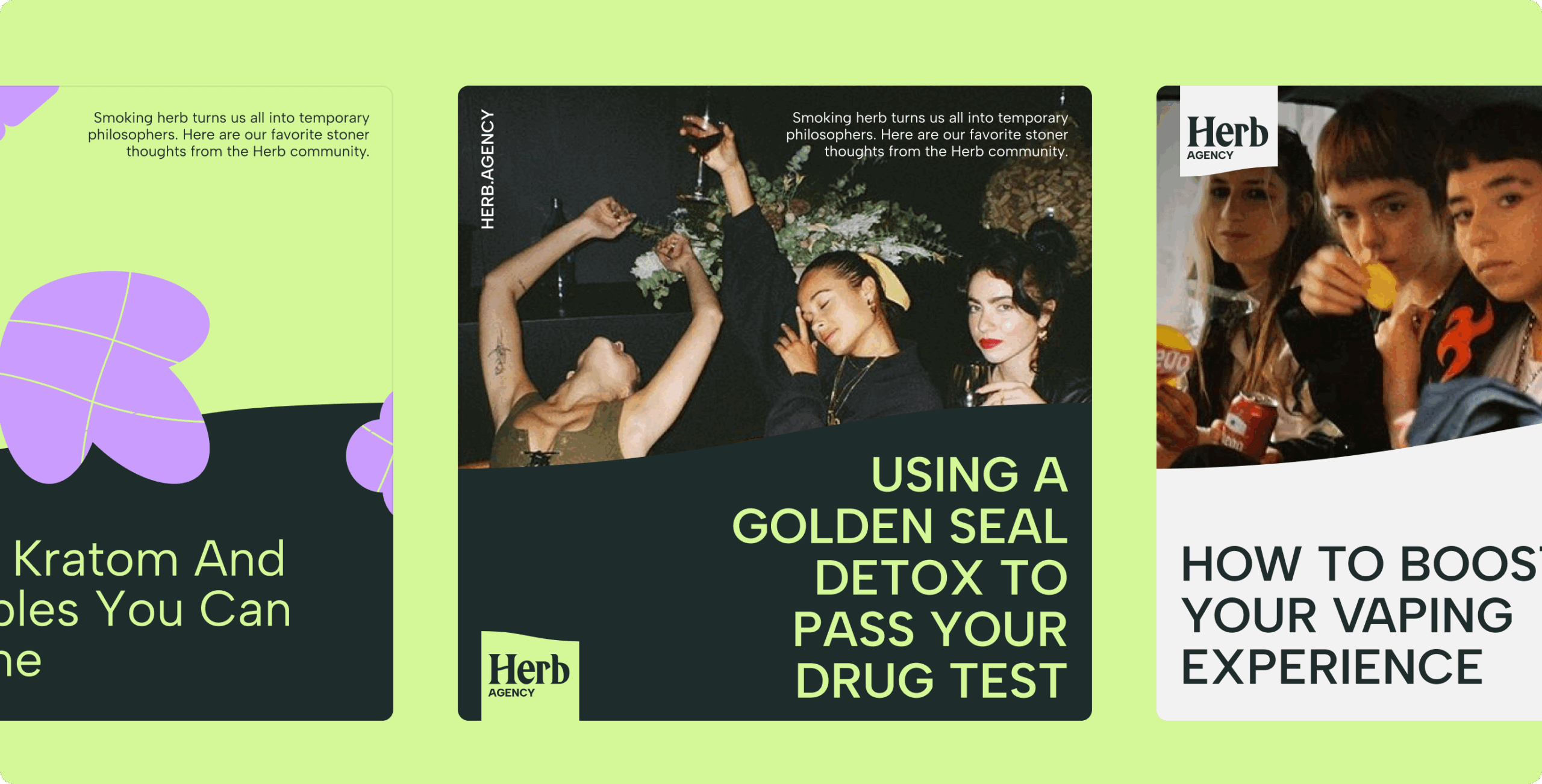 Herb.Agency – rebranding the cannabis experience - Website Development - Photo 17