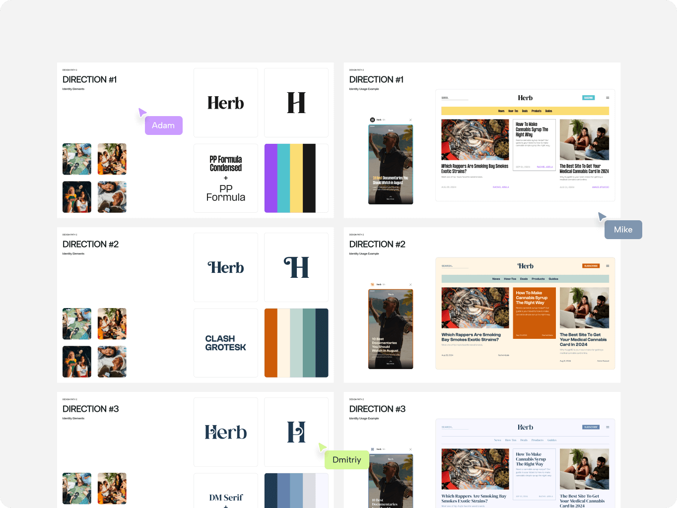 Herb.Agency – rebranding the cannabis experience - Website Development - Photo 5