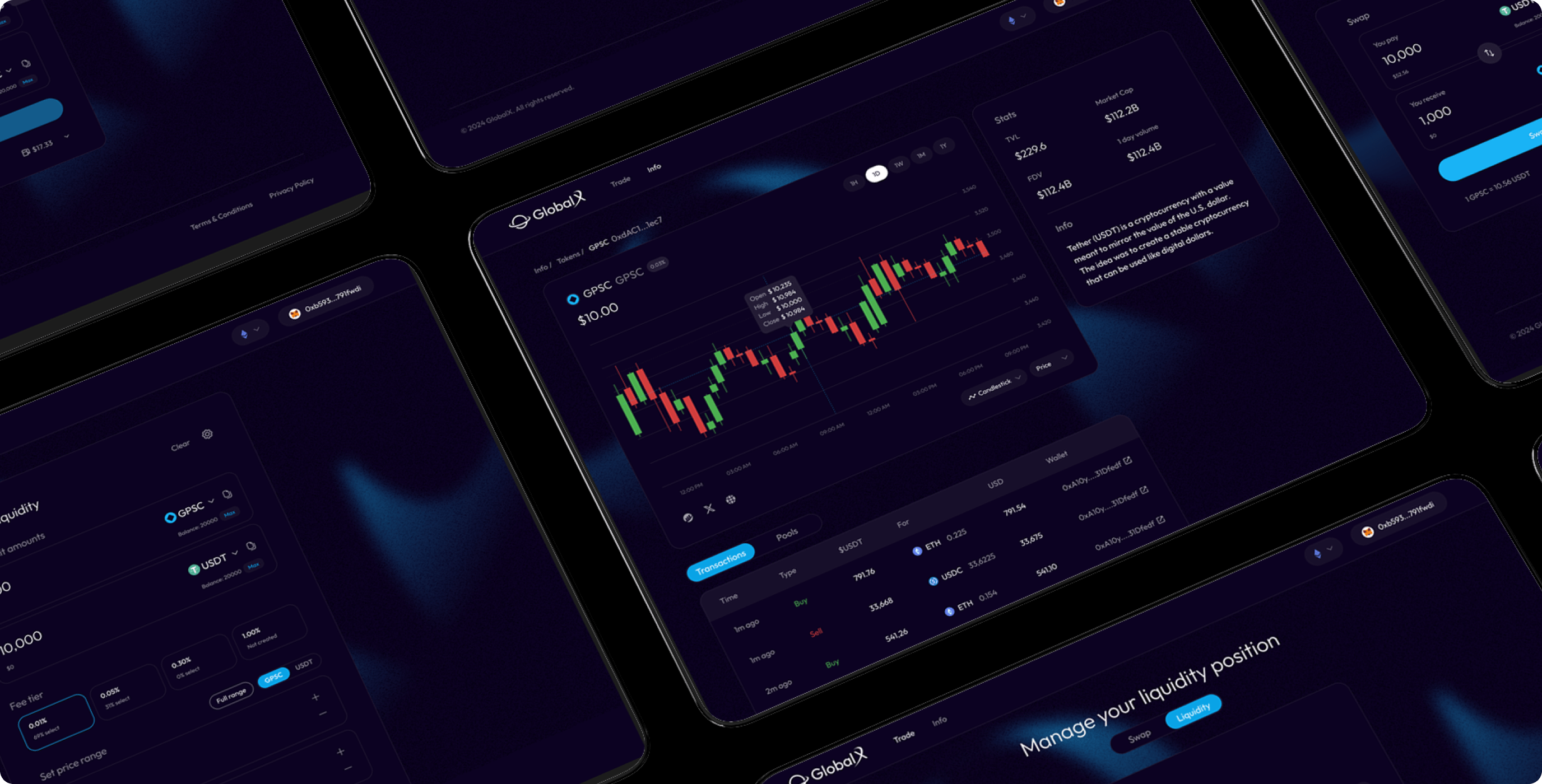 GlobalX – DEX - Website Development - Photo 12