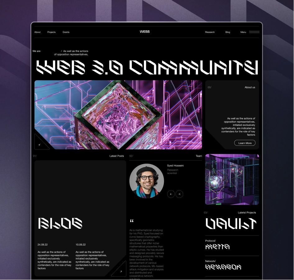 WEBB – Web3 Community platform - image cover