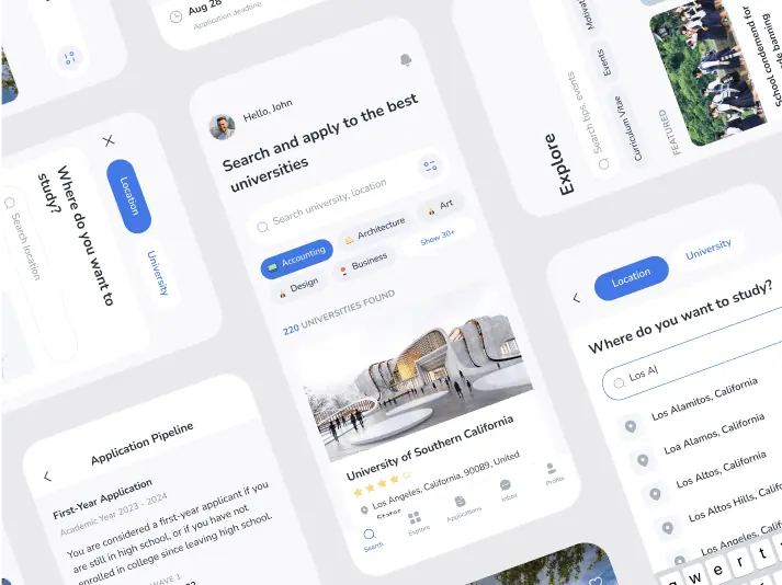 UVER – universities aggregator mobile app - image cover
