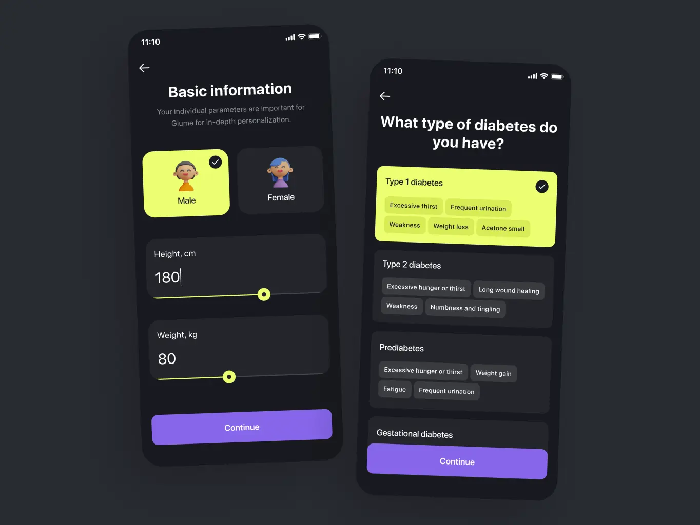 Glume – healthcare mobile app for diabetics - Website Development - Photo 9