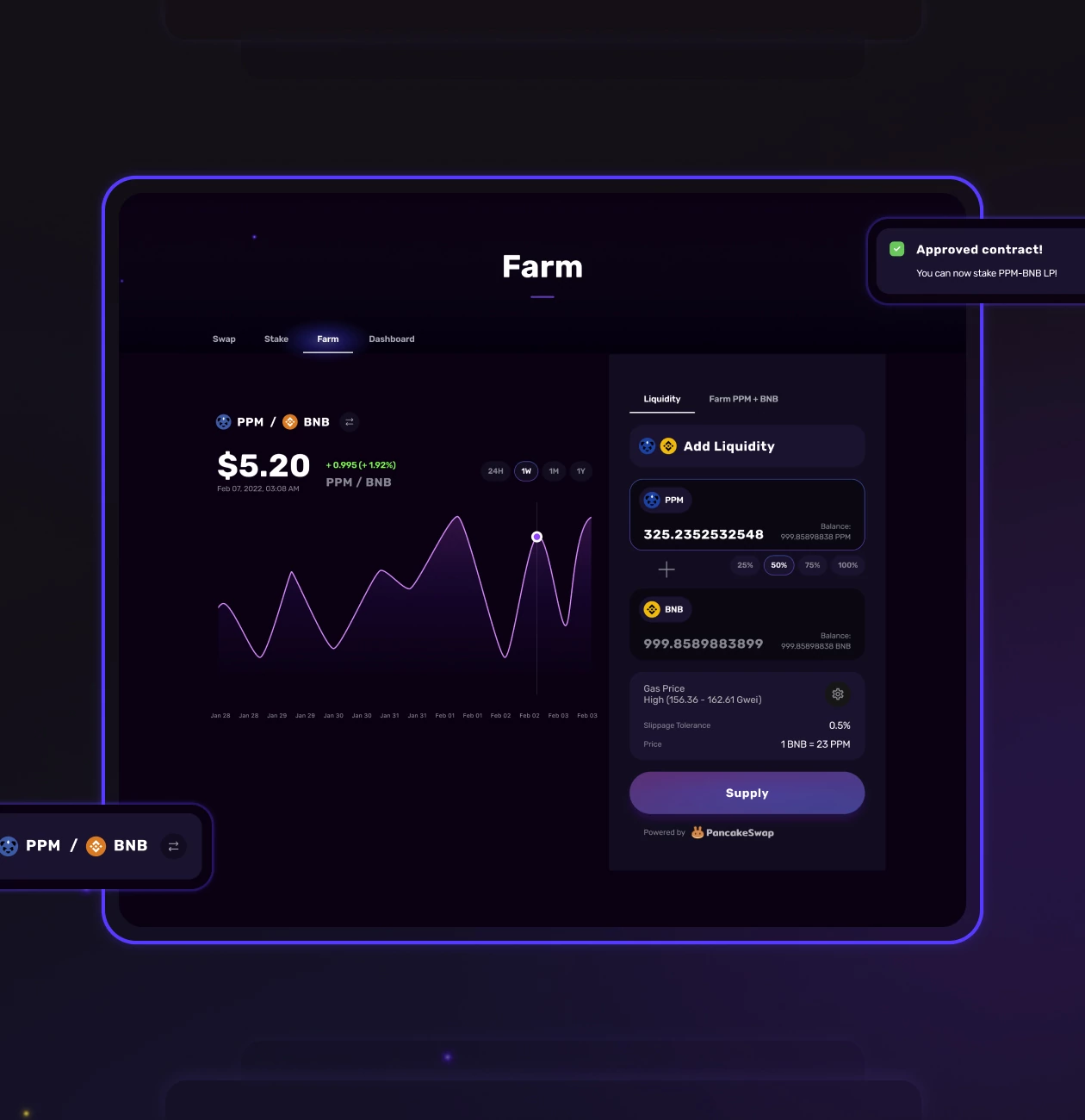 Punk Panda – swap, stake, and farming platform - Website Development - Photo 15