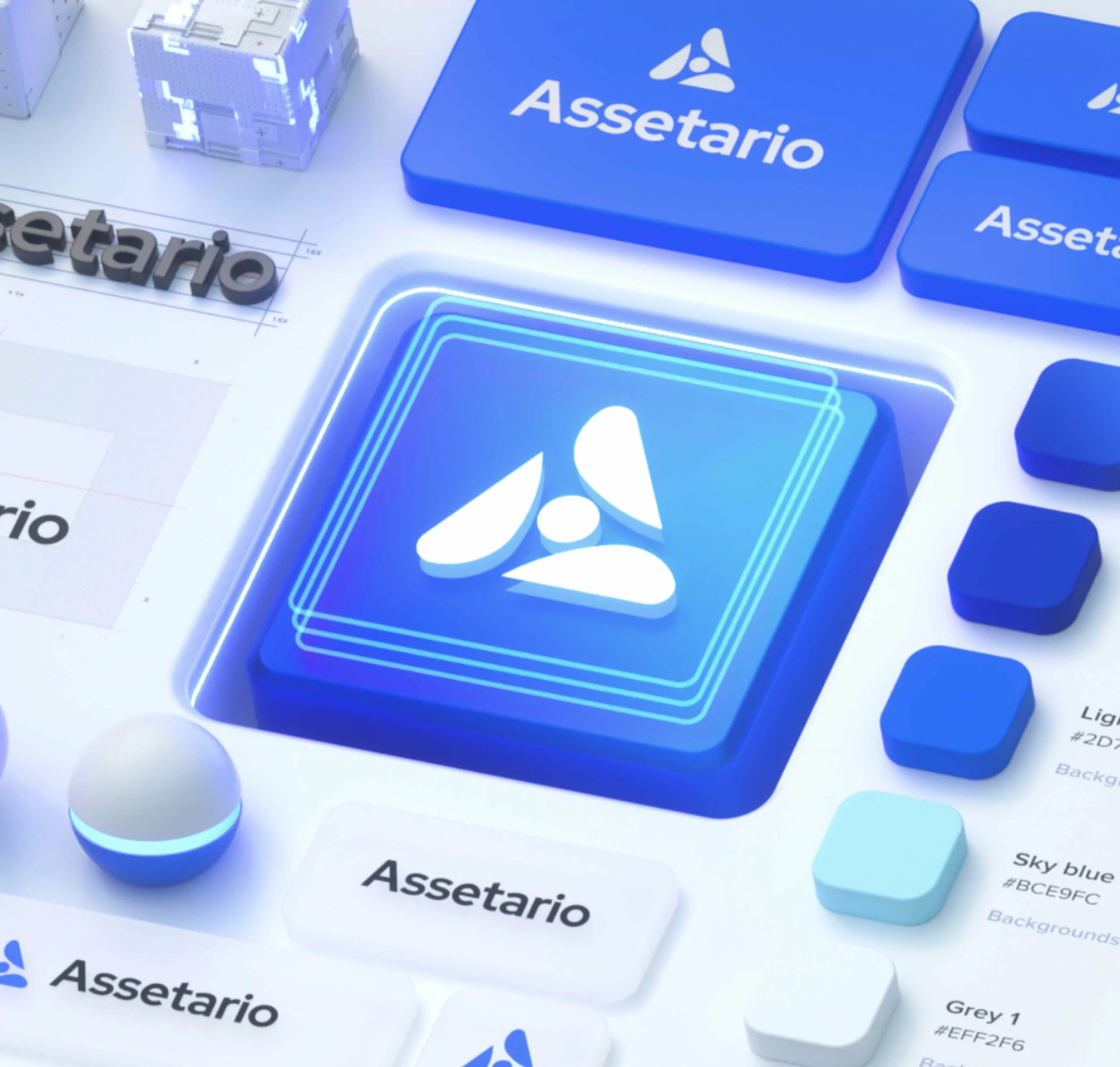 Assetario – Branding for the SaaS platform - image cover