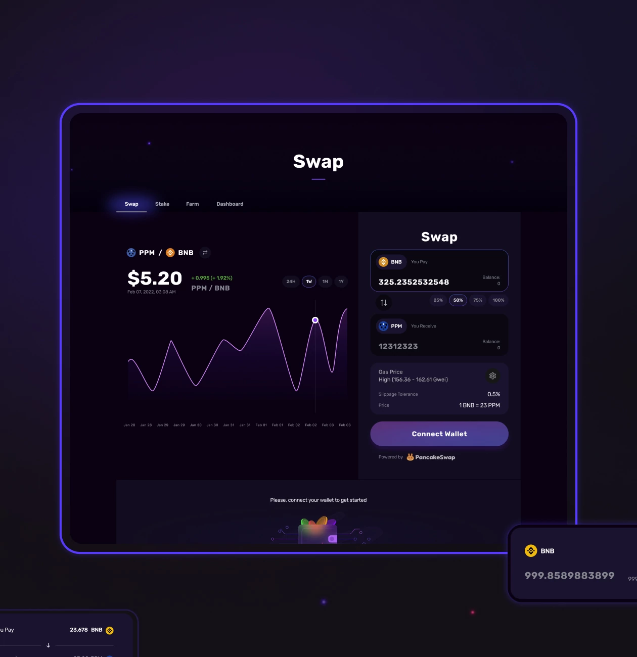 Punk Panda – swap, stake, and farming platform - Website Development - Photo 18