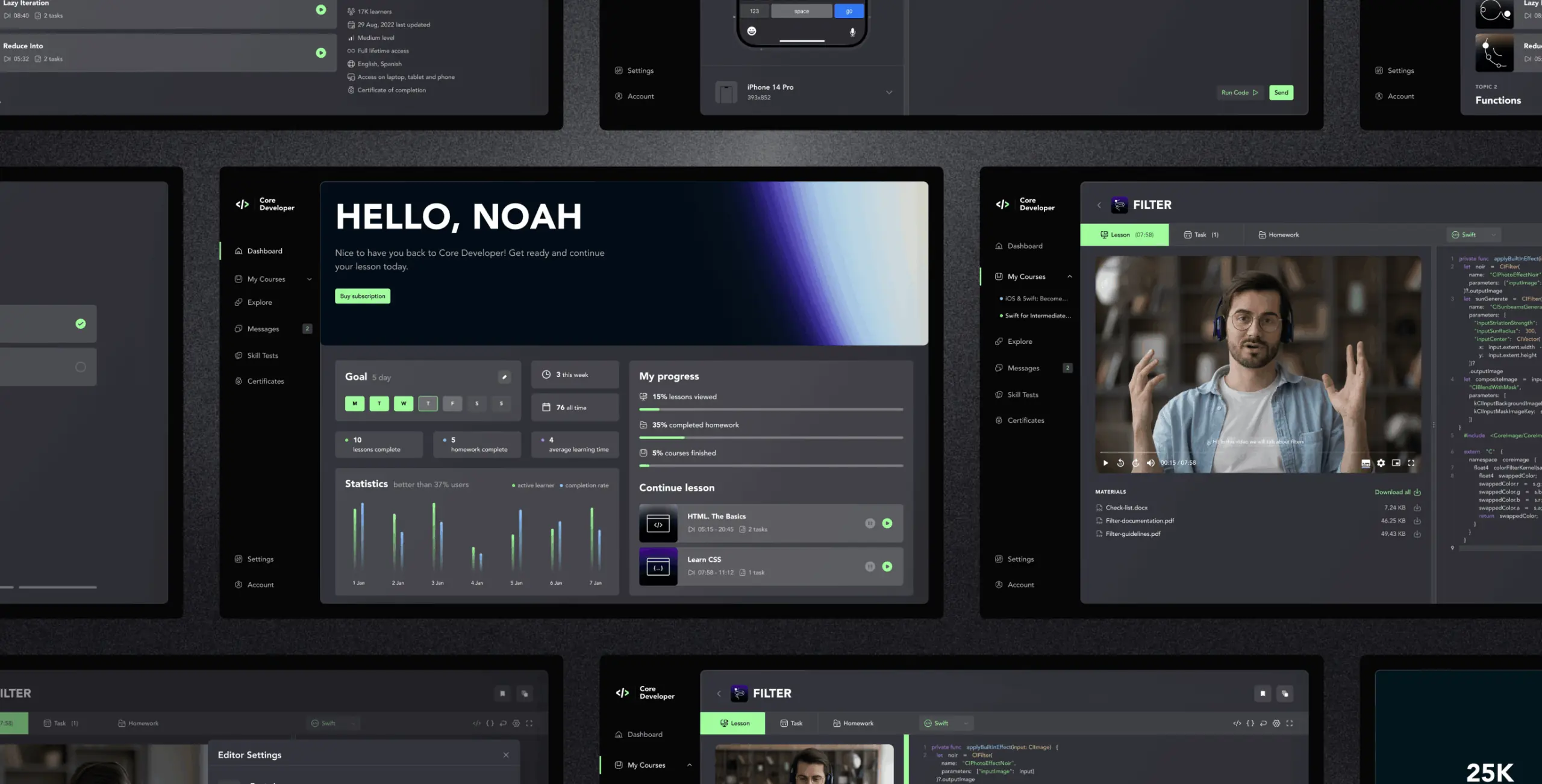 Core Developer – the platform for learning how to program - Website Development - Photo 11