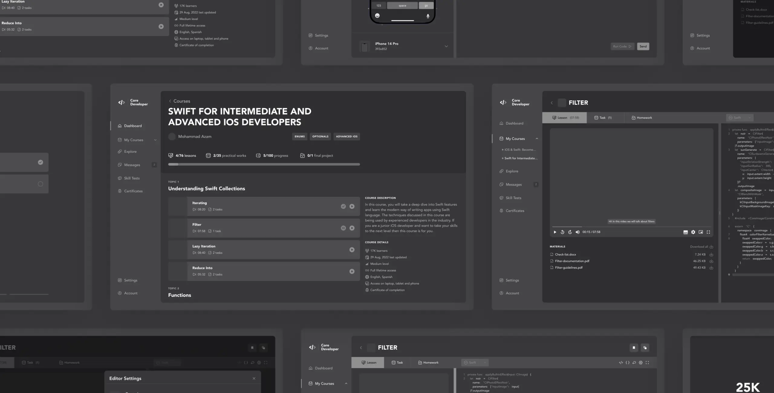 Core Developer – the platform for learning how to program - Website Development - Photo 10