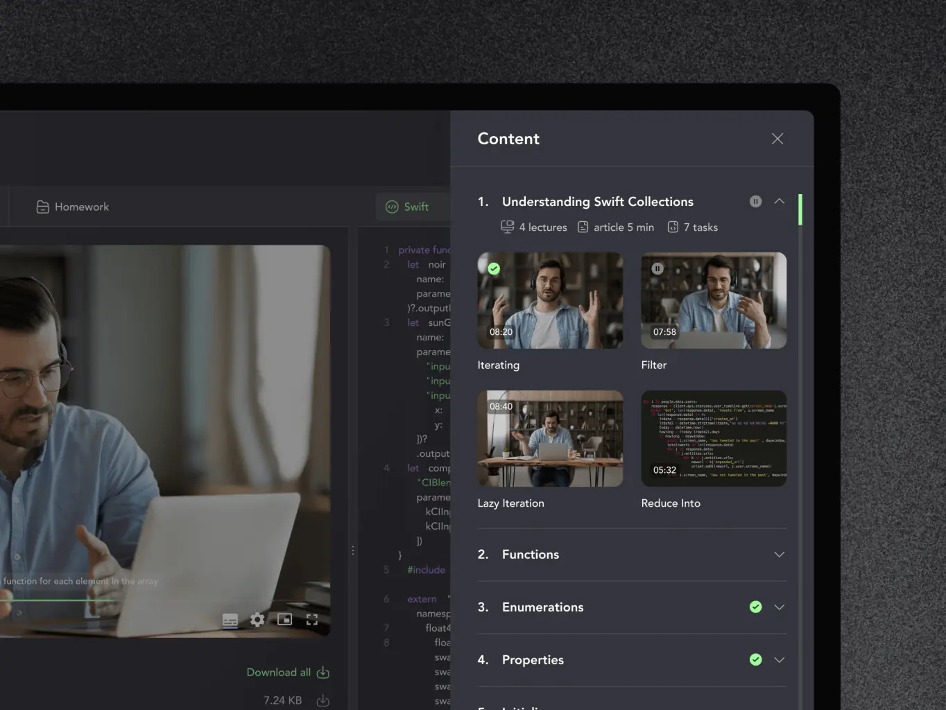Core Developer – the platform for learning how to program - Website Development - Photo 4