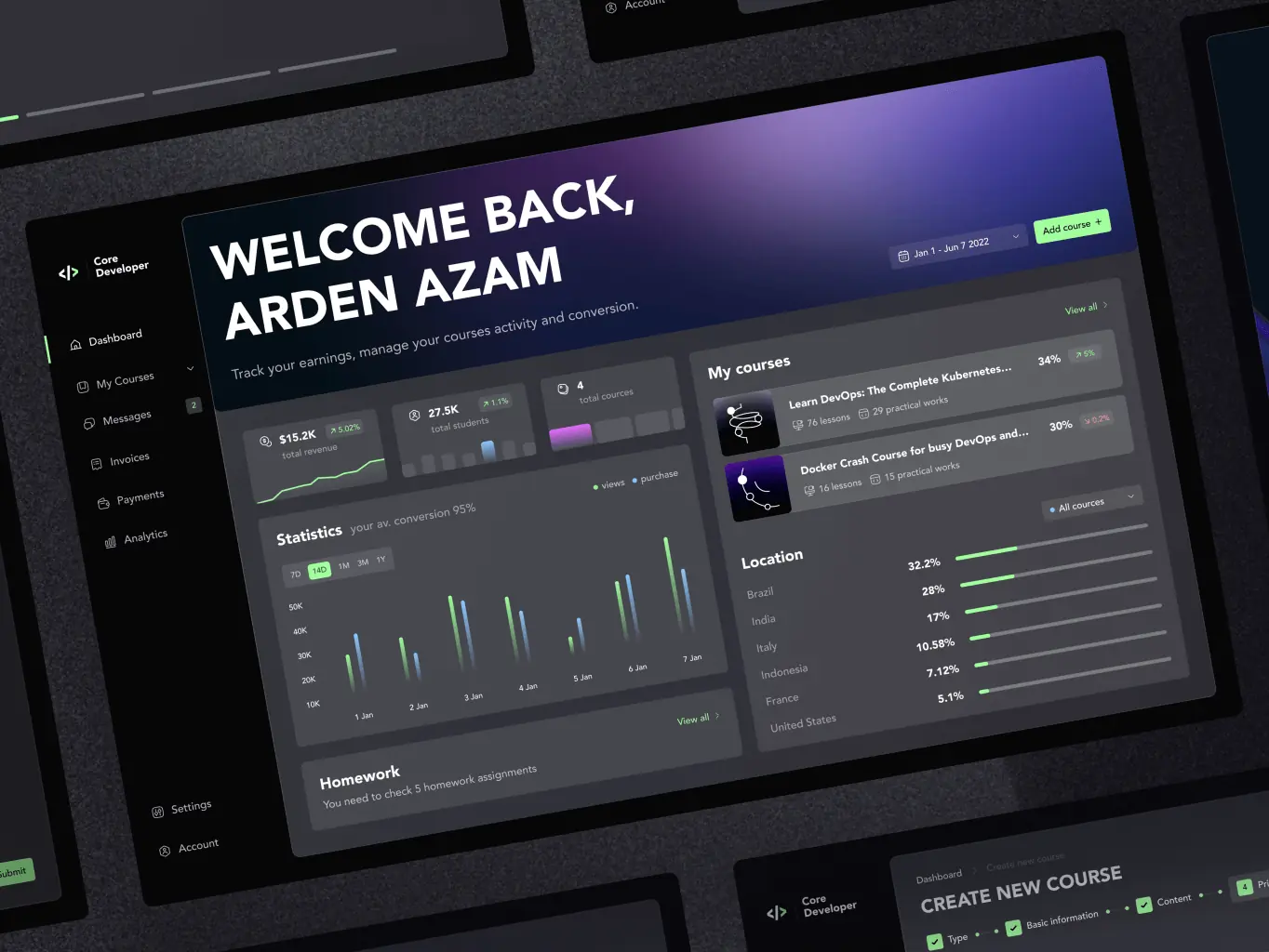 Core Developer – the platform for learning how to program - Website Development - Photo 25