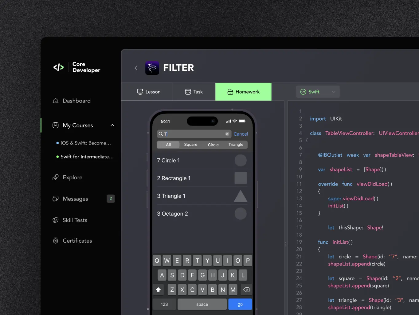 Core Developer – the platform for learning how to program - Website Development - Photo 3