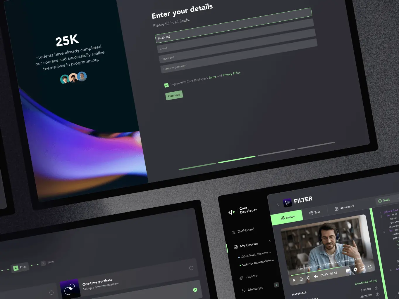 Core Developer – the platform for learning how to program - Website Development - Photo 26