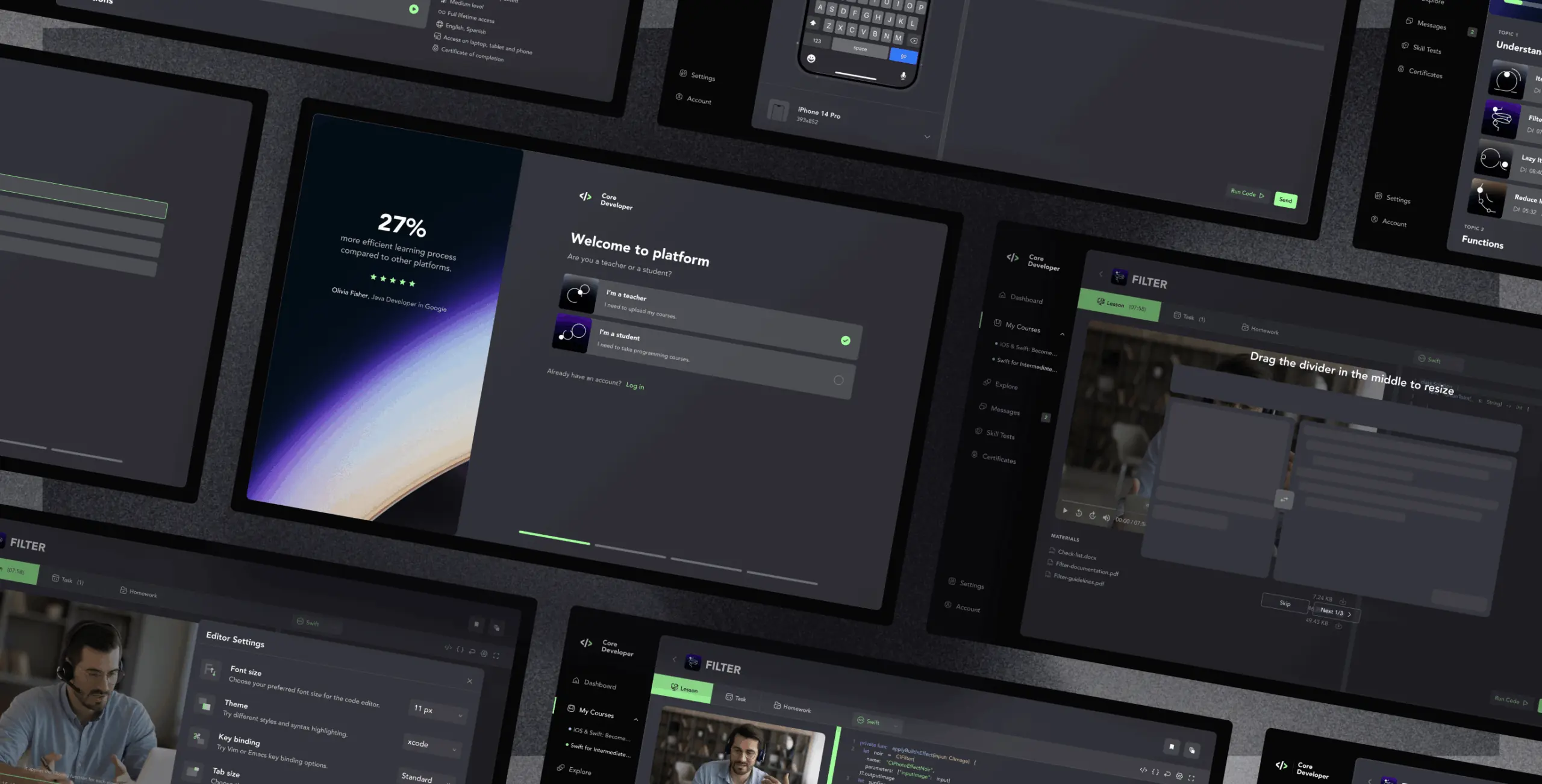 Core Developer – the platform for learning how to program - Website Development - Photo 6