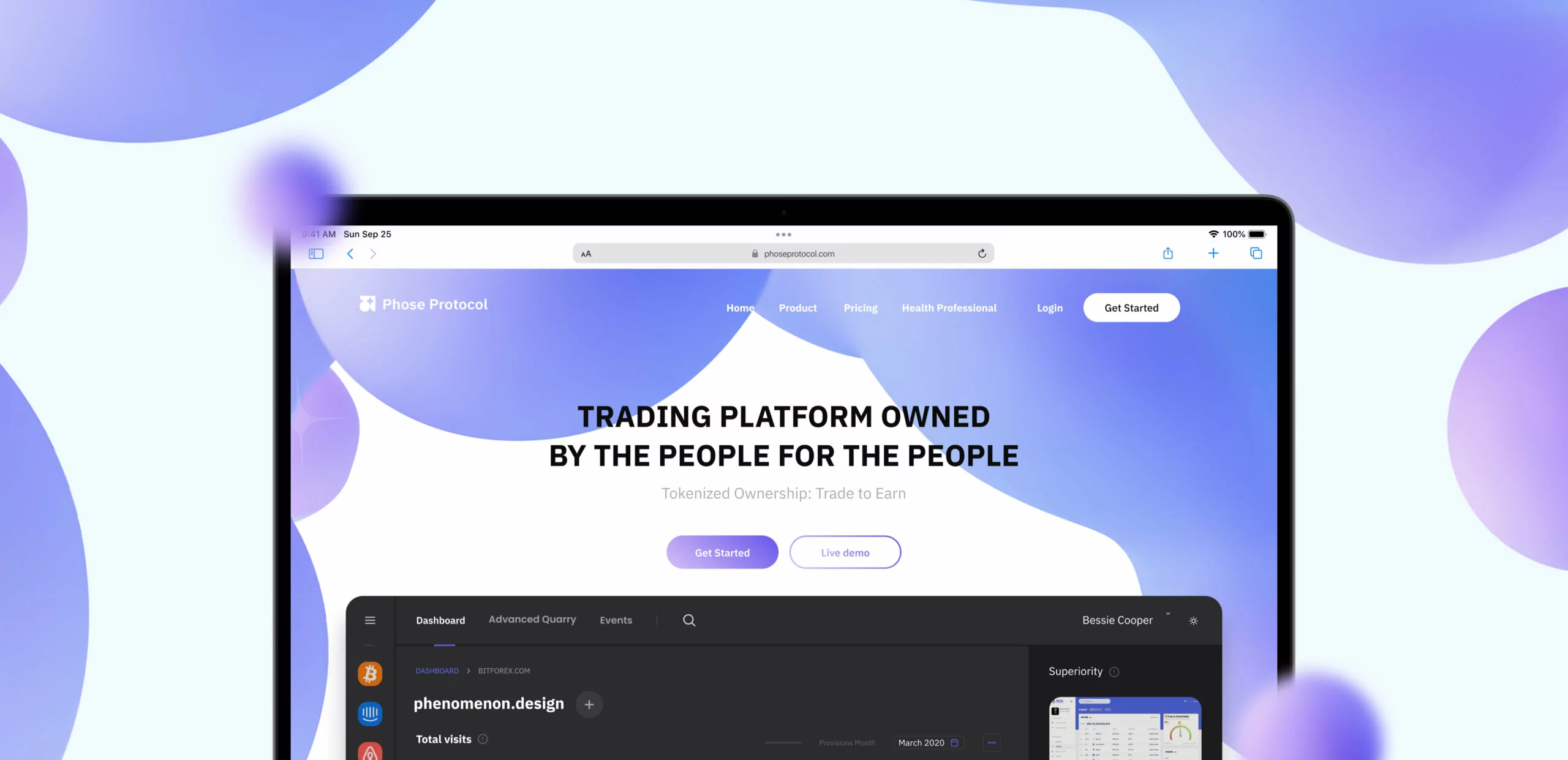 Phose Protocol – branding for cash management application - Website Development - Photo 7