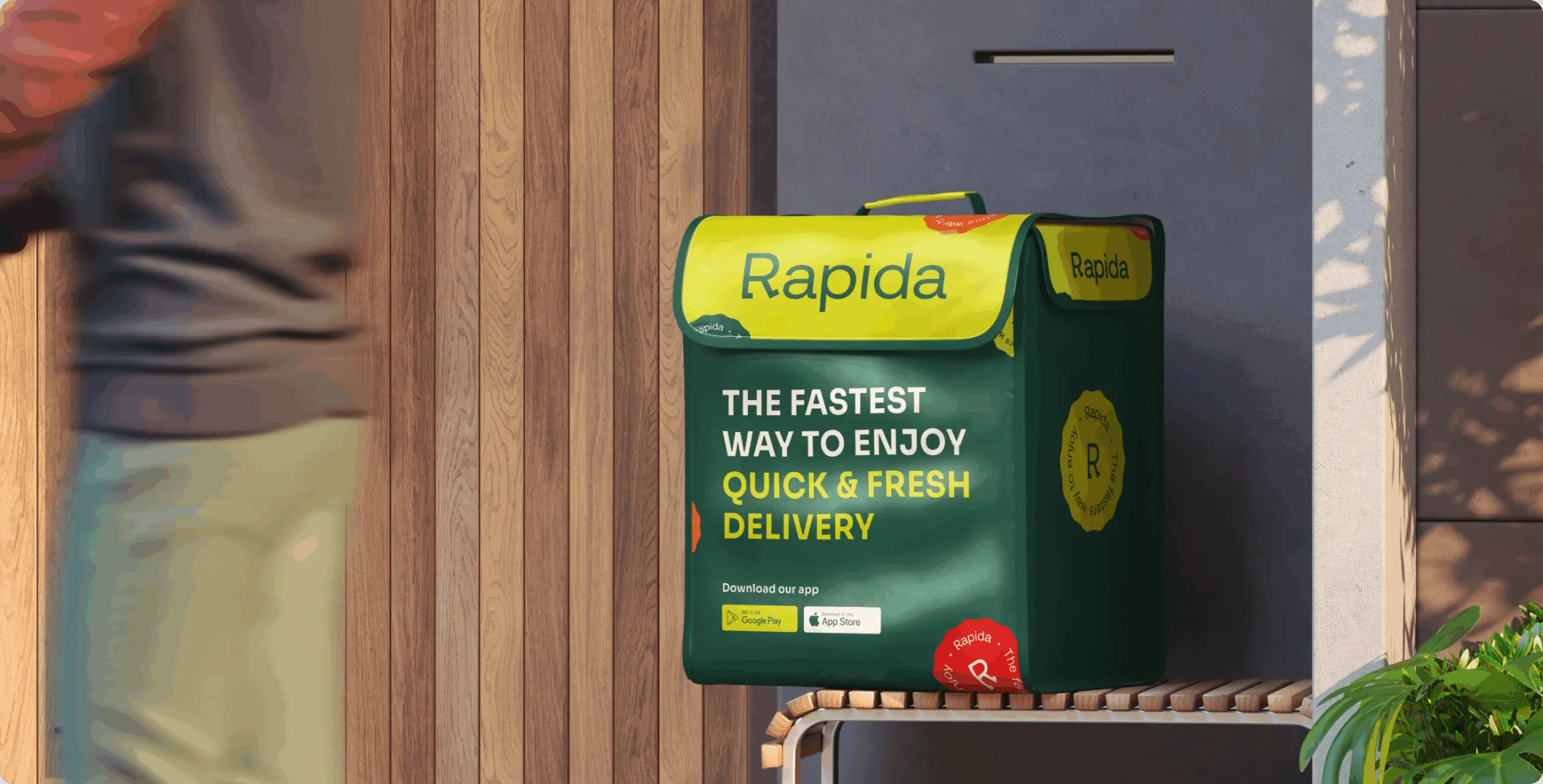 Rapida – branding for the delivery service - Website Development - Photo 1
