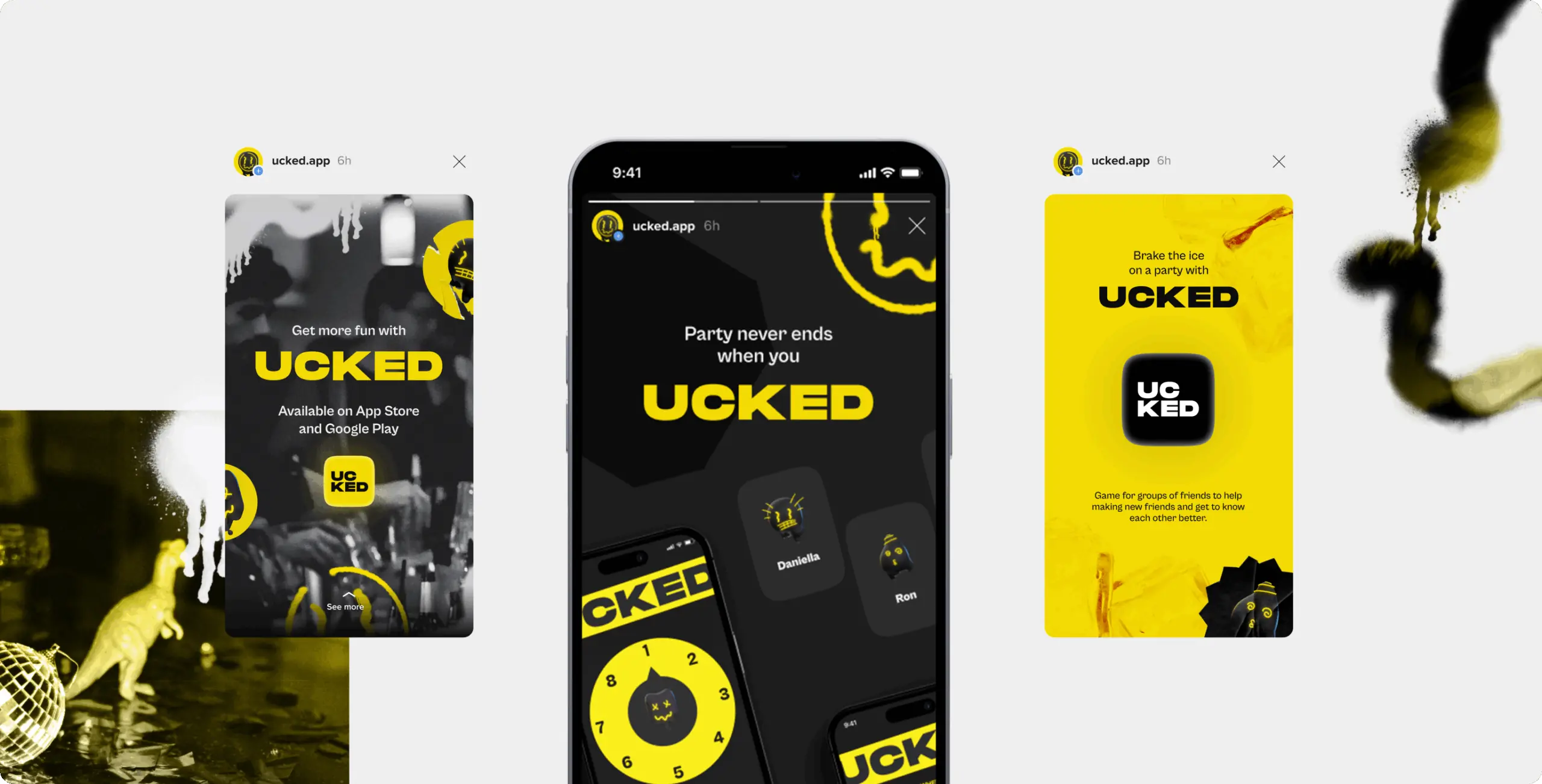 Ucked – branding for mobile application - Website Development - Photo 16