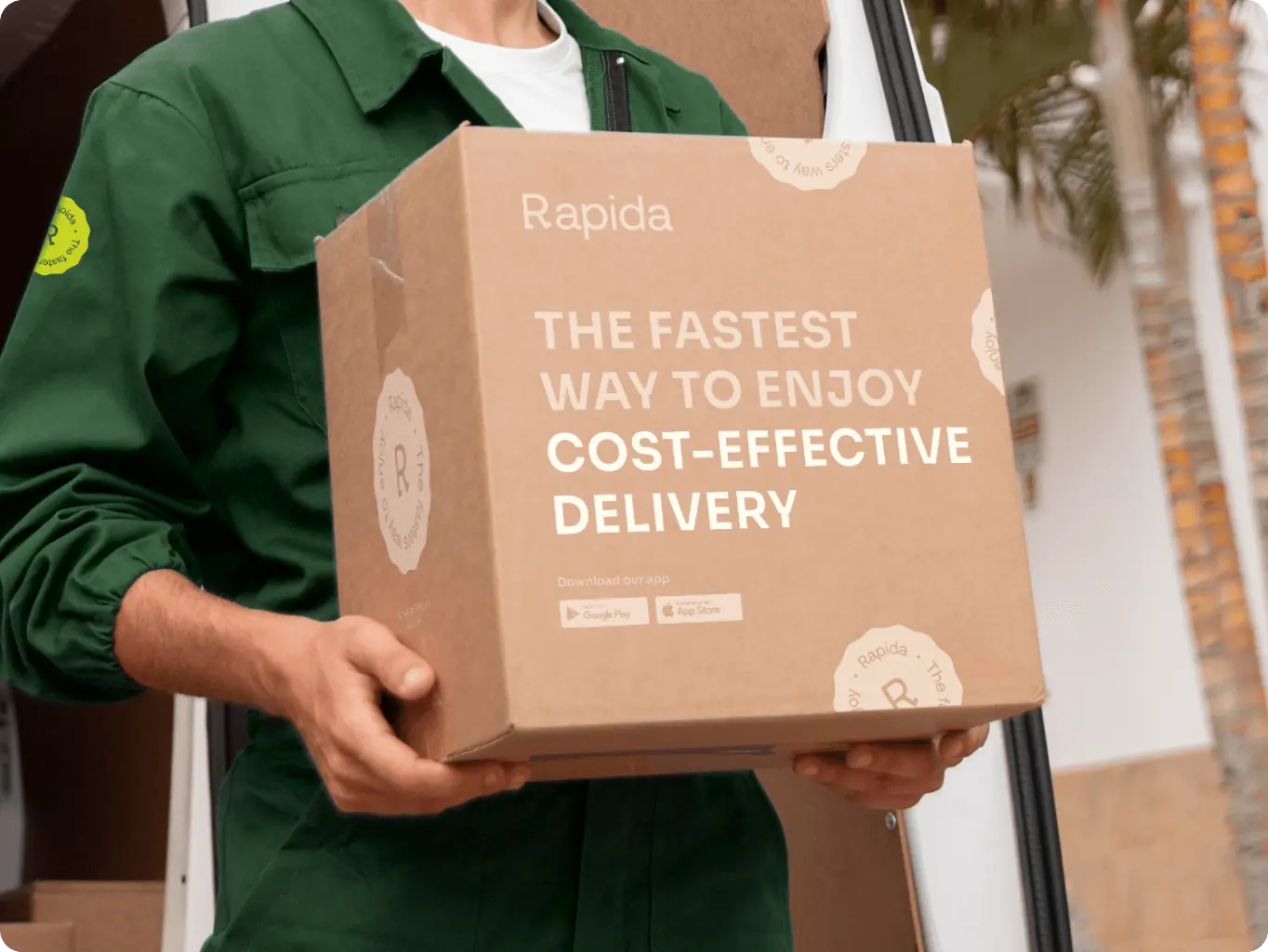 Rapida – branding for the delivery service - Website Development - Photo 3