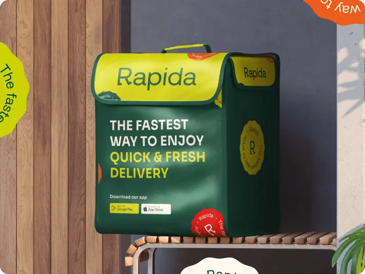 Rapida – branding for the delivery service - image cover