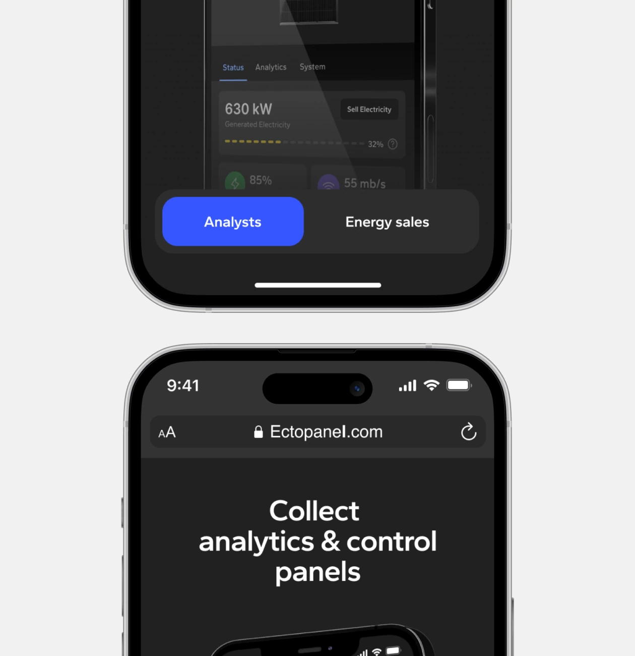 Ectopanel – promo website for mobile app - Website Development - Photo 11