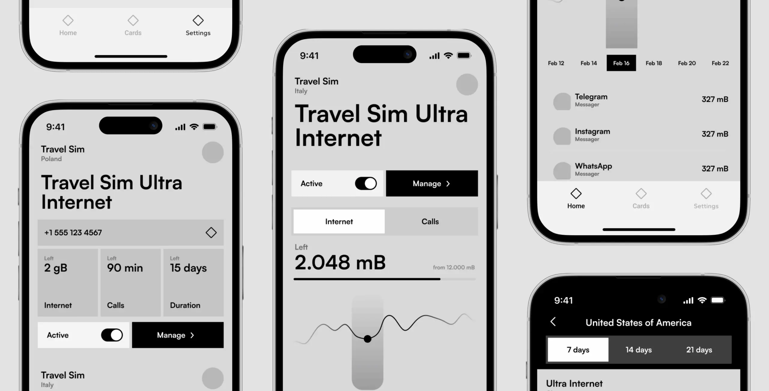 E-manager – mobile app for e-sim management - Website Development - Photo 12