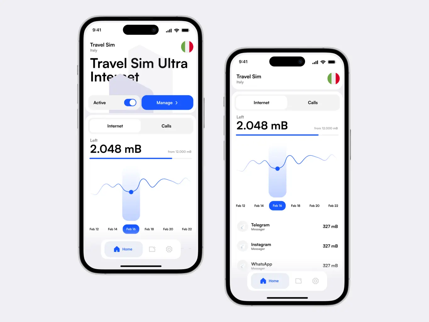 E-manager – mobile app for e-sim management - Website Development - Photo 7