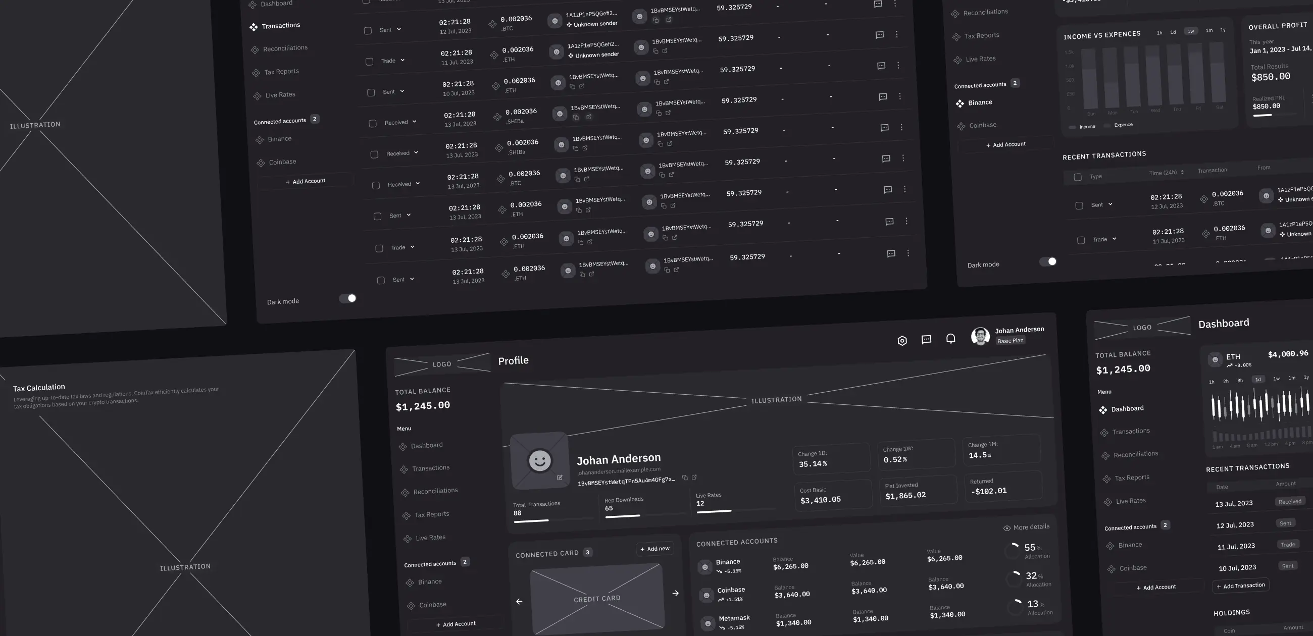 CoinTax – crypto tax reporting tool - Website Development - Photo 10