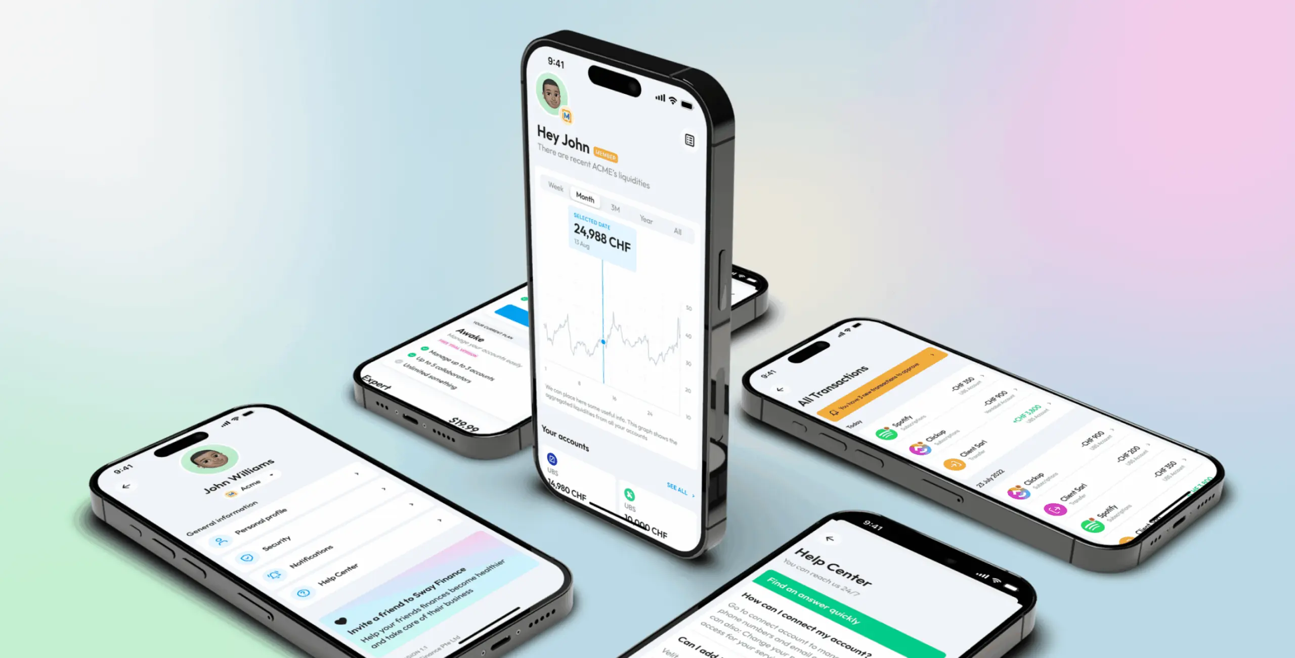 Sway Finance – cash management application - Website Development - Photo 9