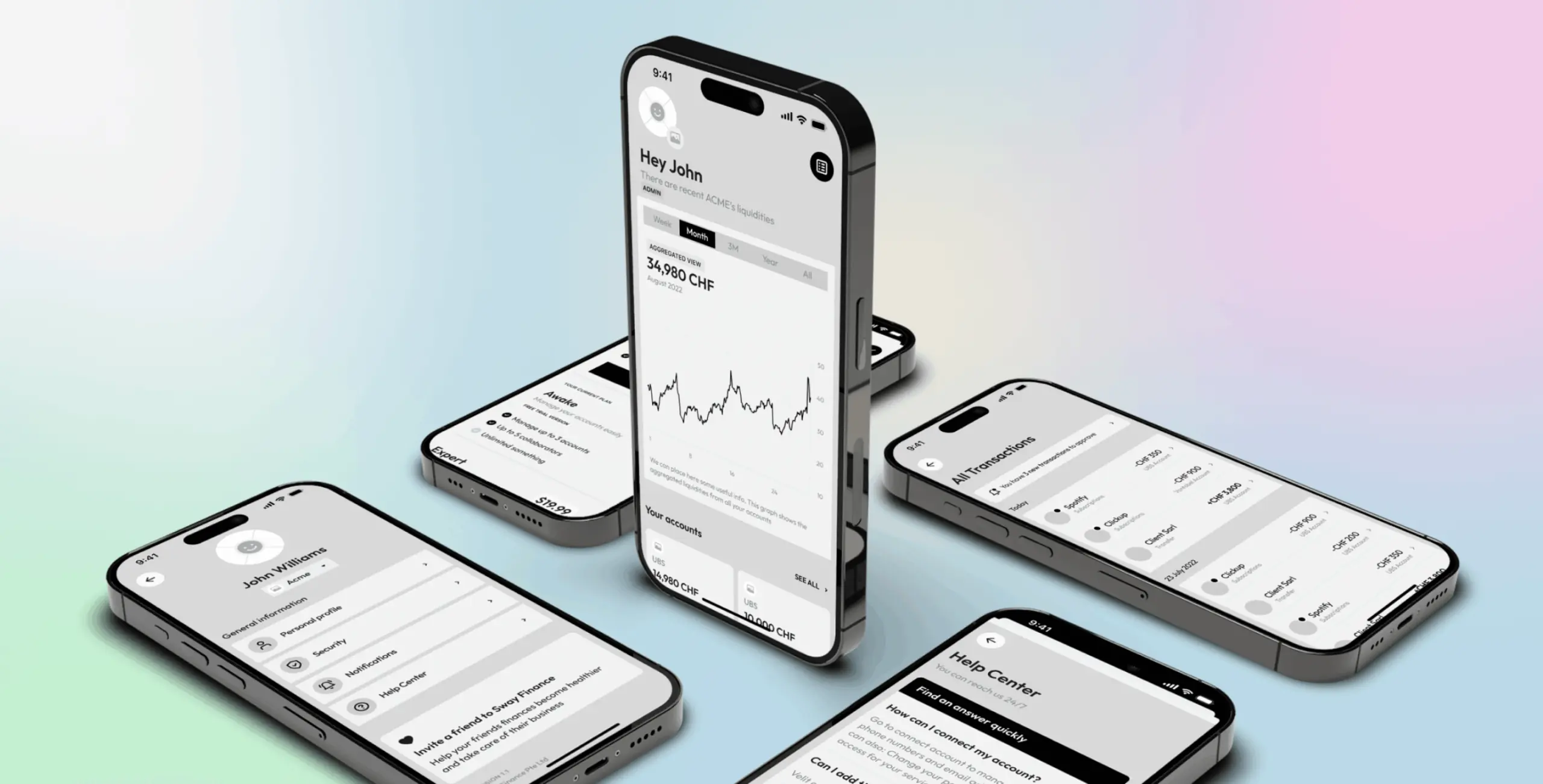 Sway Finance – cash management application - Website Development - Photo 8