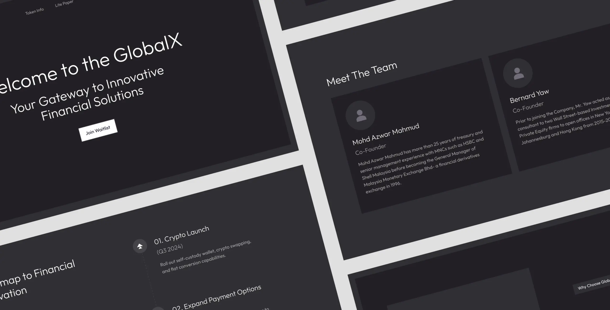 GlobalX – promo website for DEX - Website Development - Photo 6