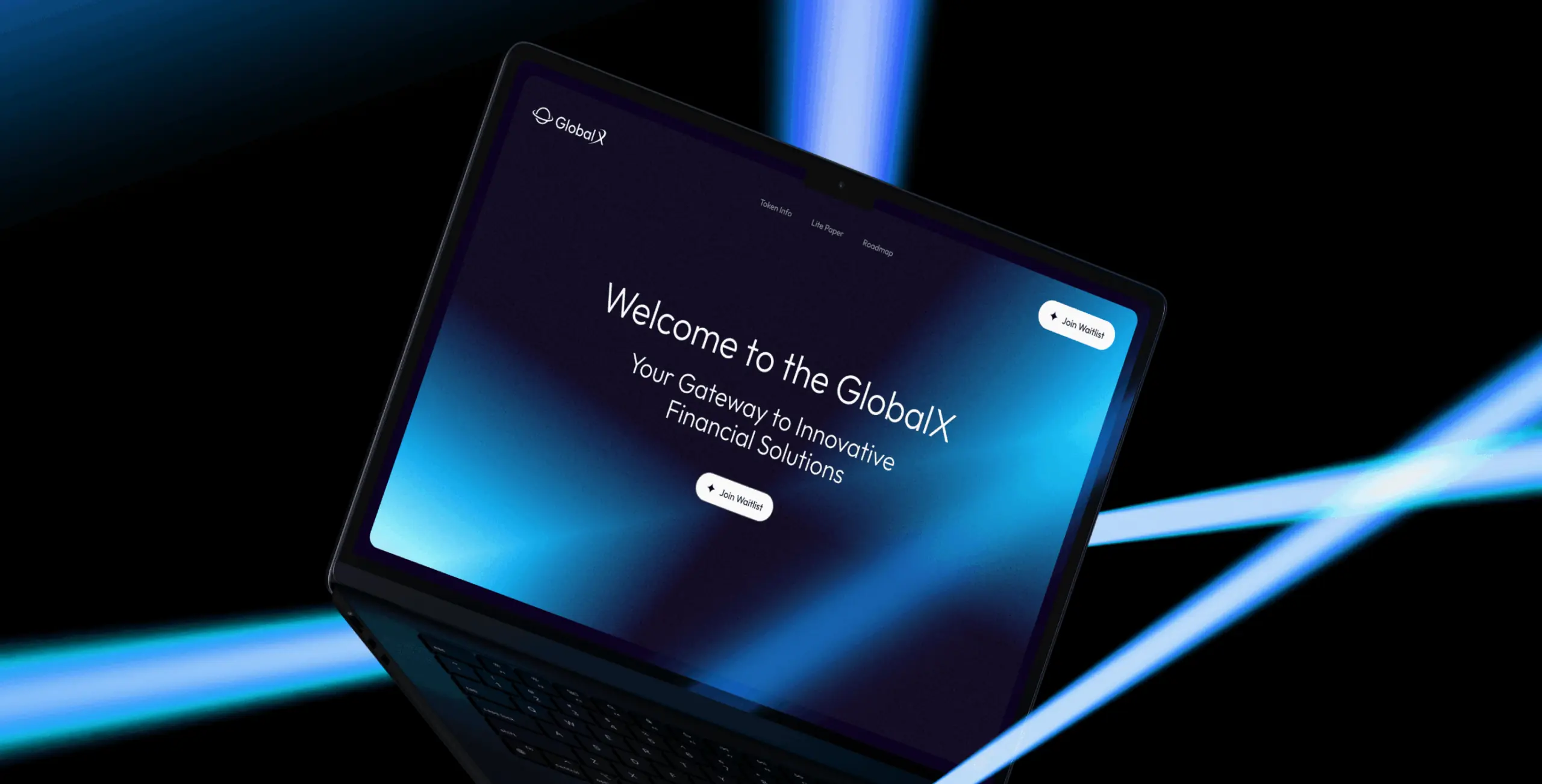 GlobalX – promo website for DEX - Website Development - Photo 1