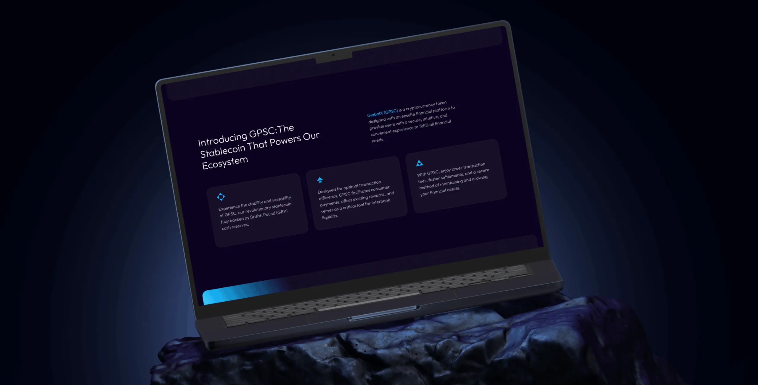 GlobalX – promo website for DEX - Website Development - Photo 3